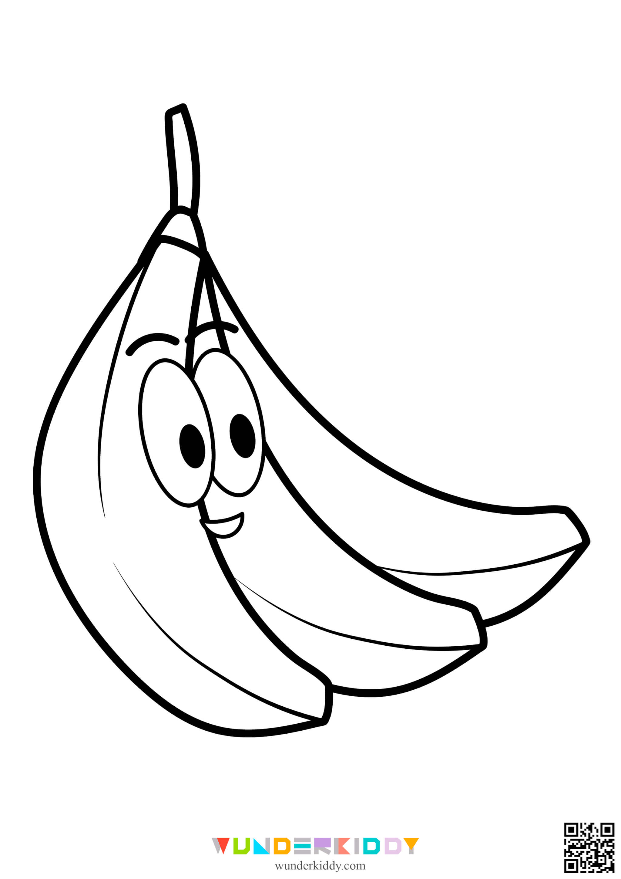 Funny Fruits Coloring Page - Image 8