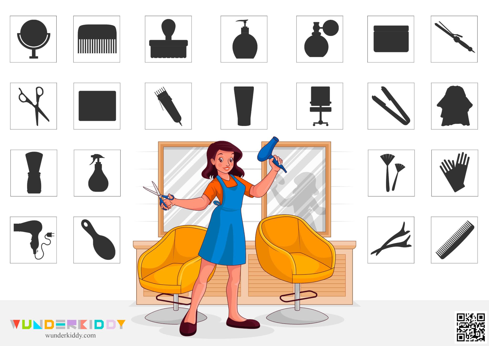 Hairdresser Activity for Kids - Image 2