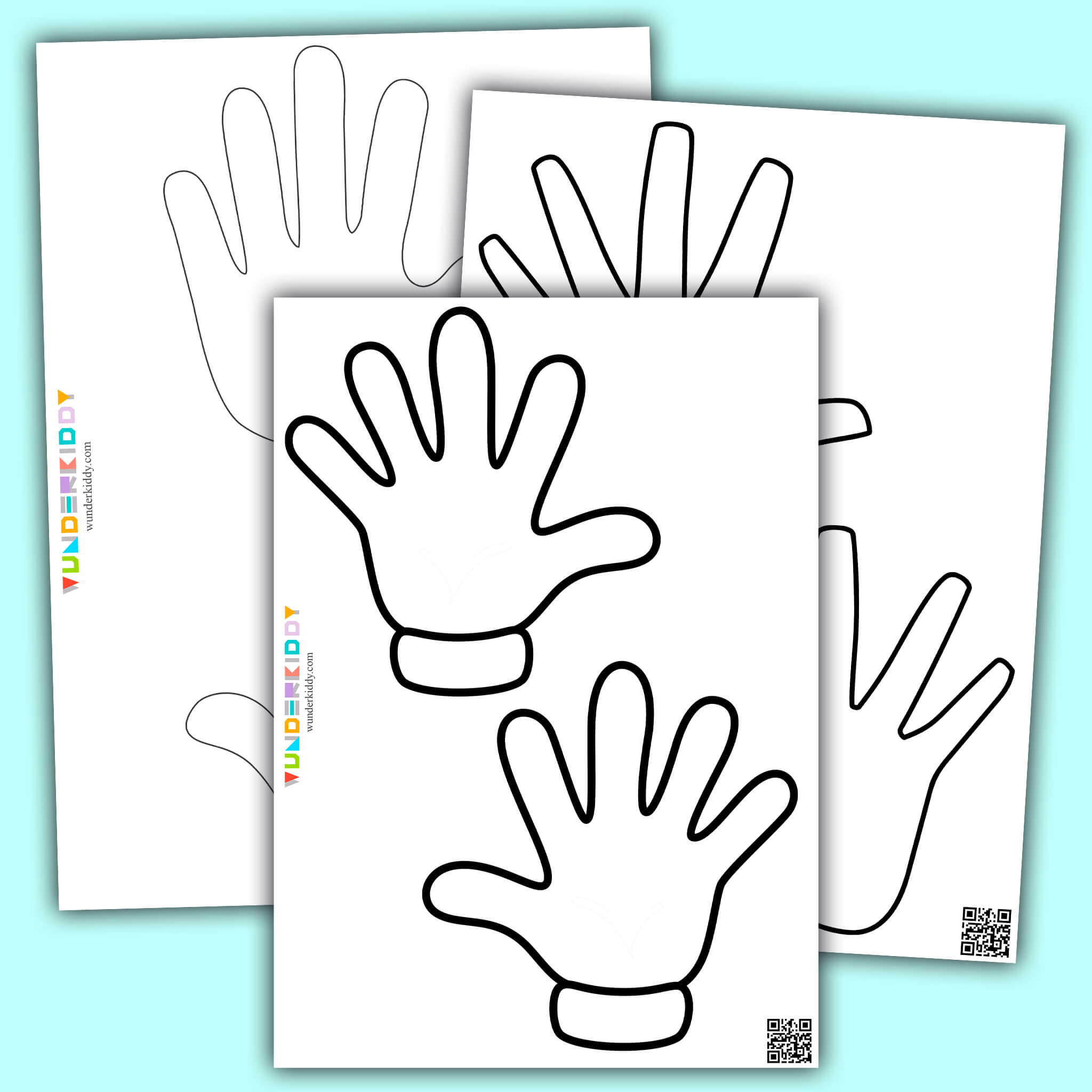 Printable Hands Template