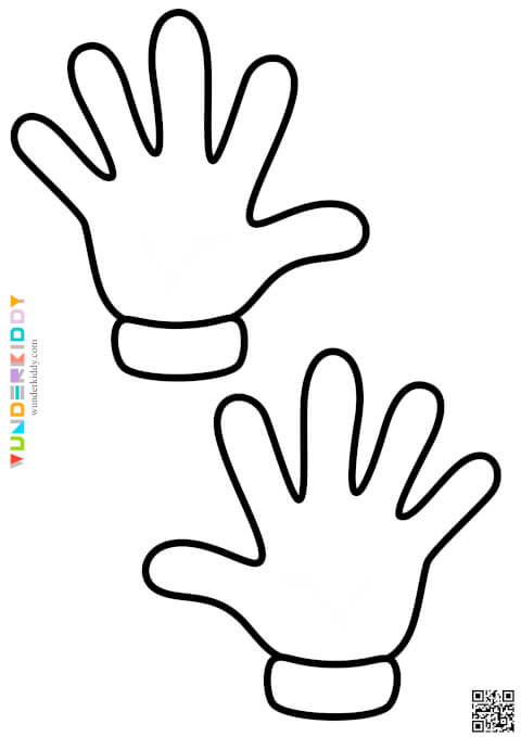 Printable Hands Template - Image 5