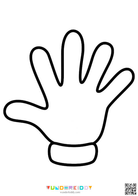 Printable Hands Template - Image 6