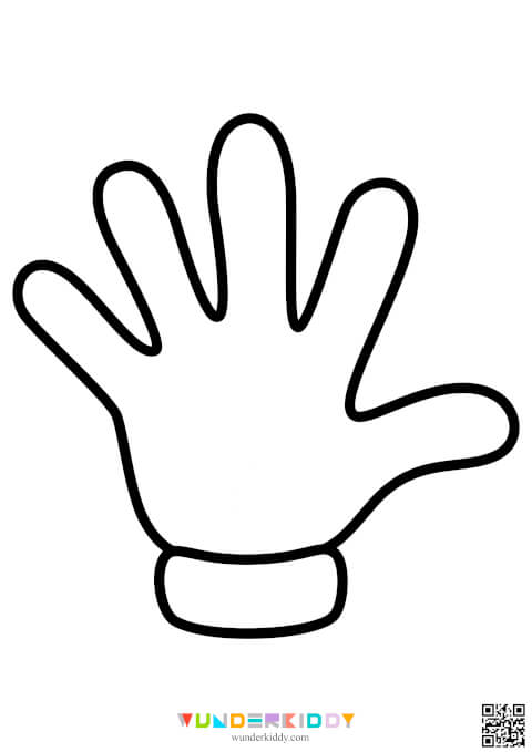 Printable Hands Template - Image 7