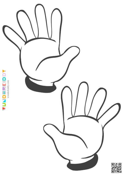 Printable Hands Template - Image 13