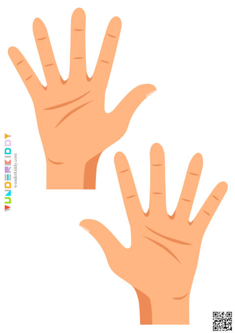 Printable Hands Template - Image 15