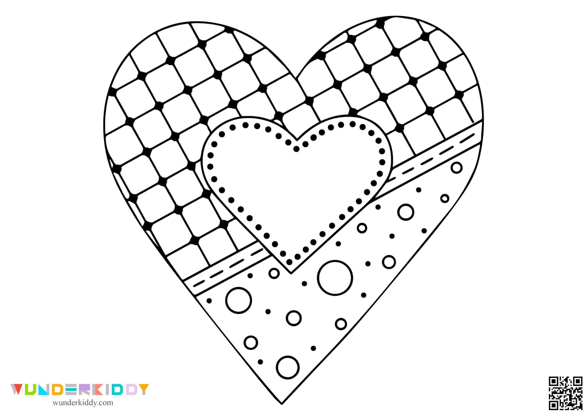 Heart Coloring Pages - Image 7