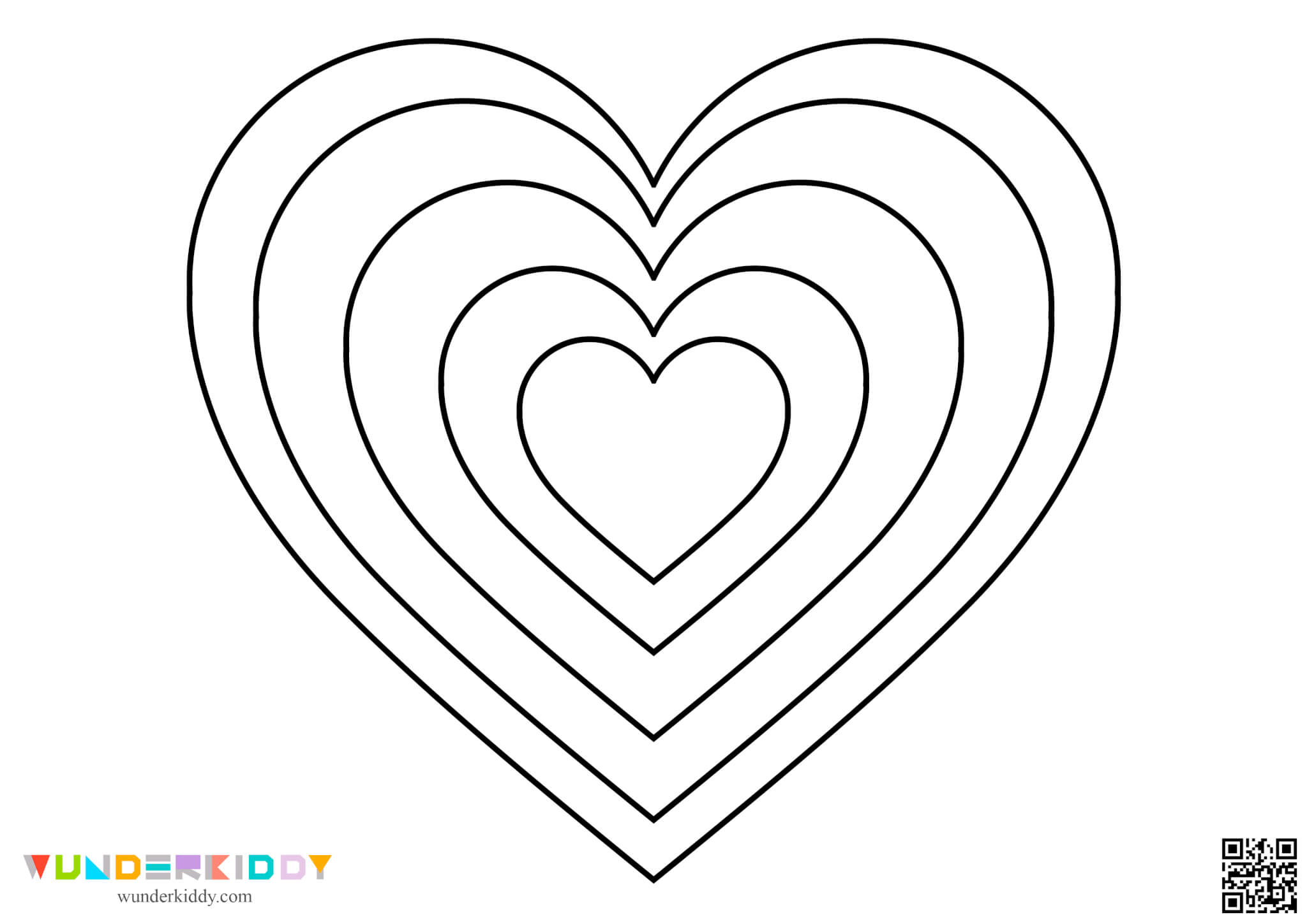 Heart Coloring Pages - Image 9