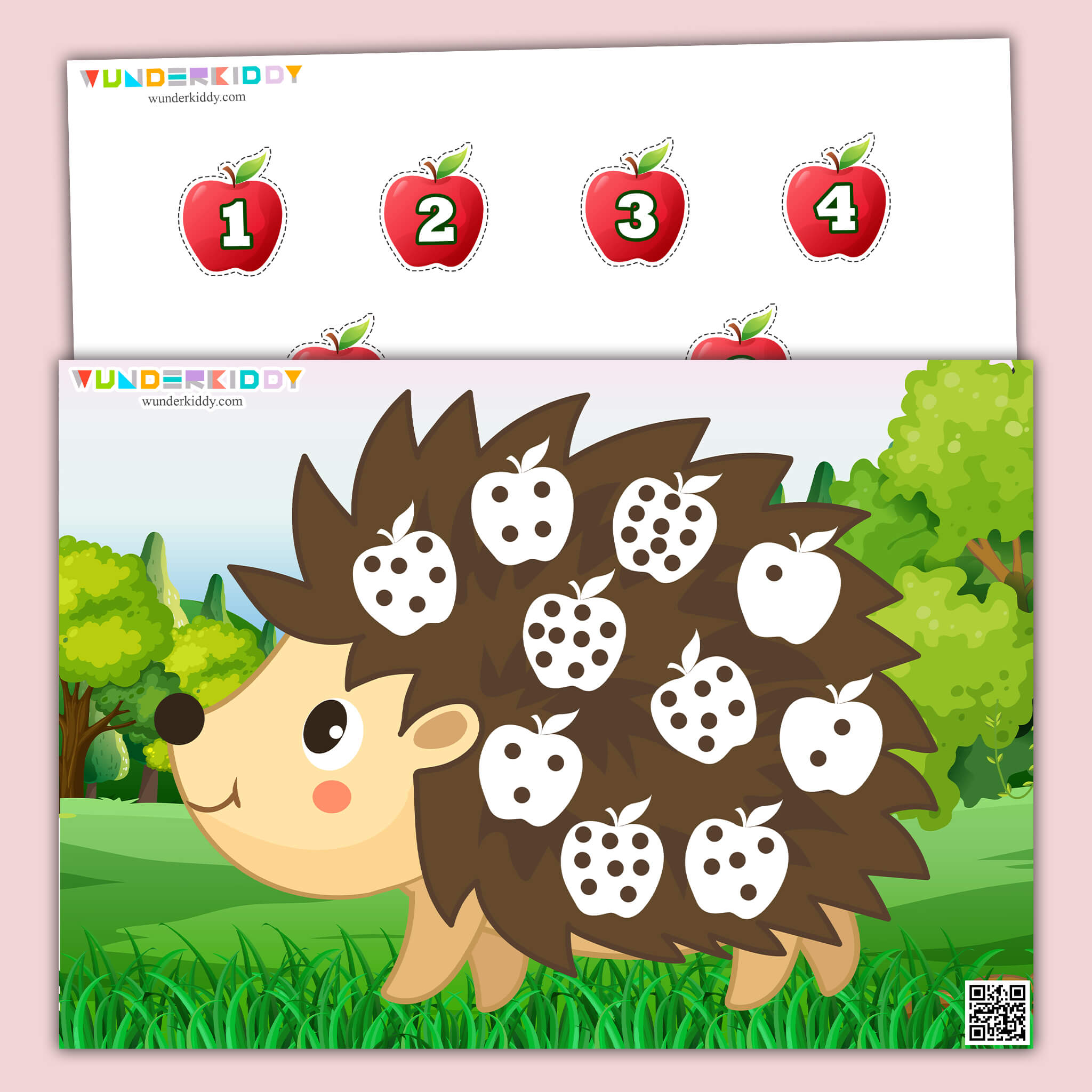 Hedgehog Number Worksheet