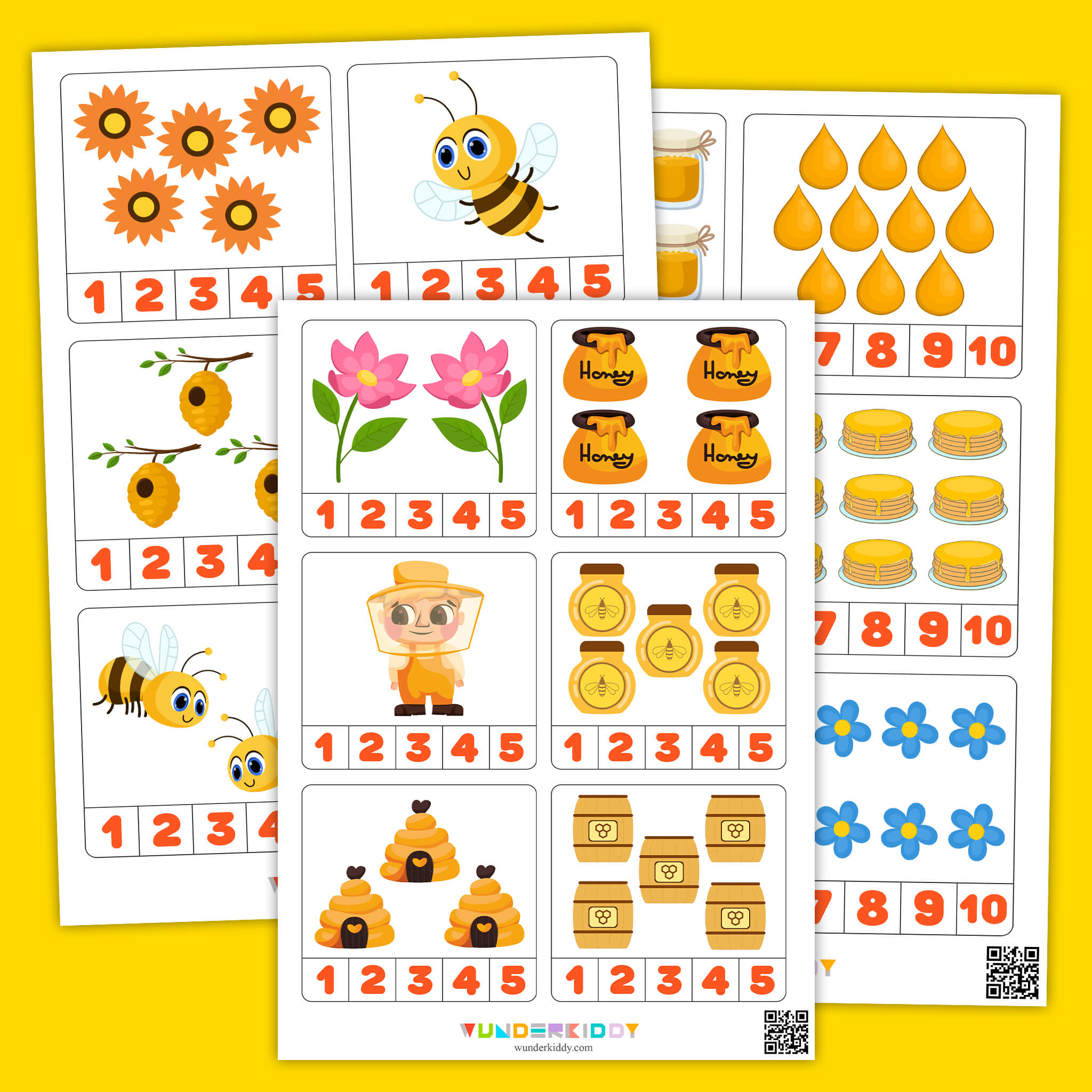 Honey Bee Counting Activity