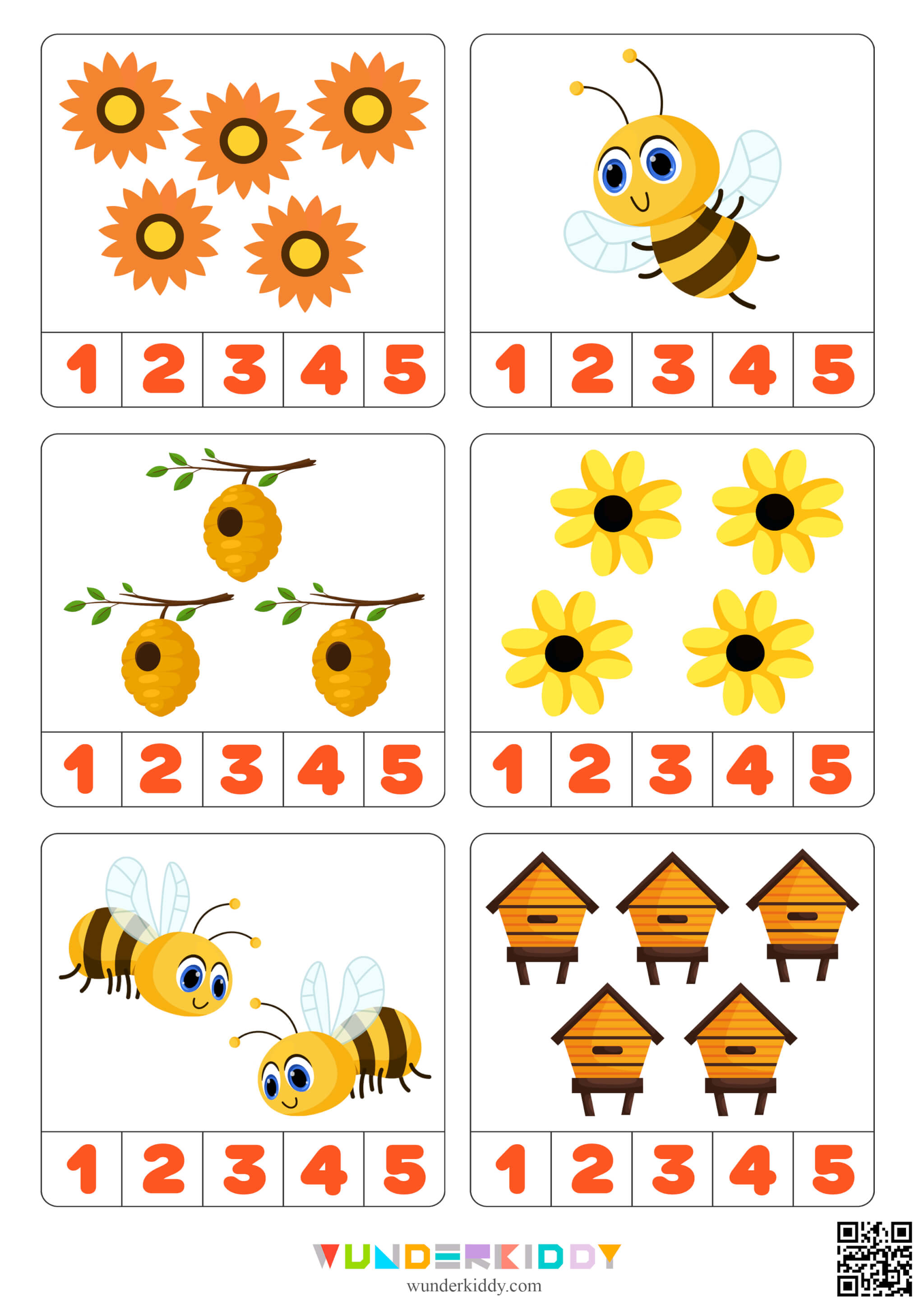 Honey Bee Counting Activity - Image 3