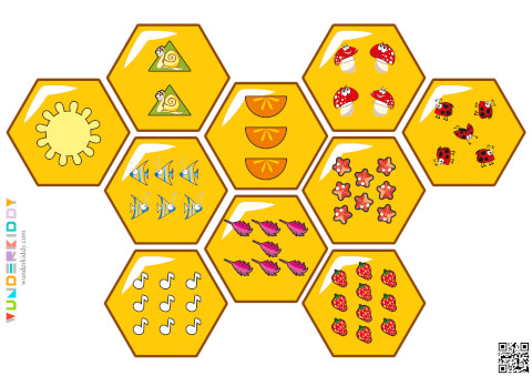 Mathe-Spiel für Kinder «Bienenwabe» - Bild 6