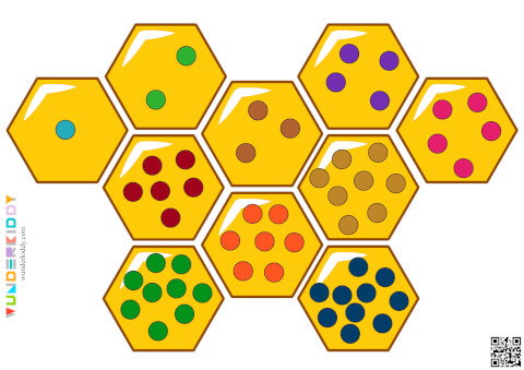 Mathe-Spiel für Kinder «Bienenwabe» - Bild 8