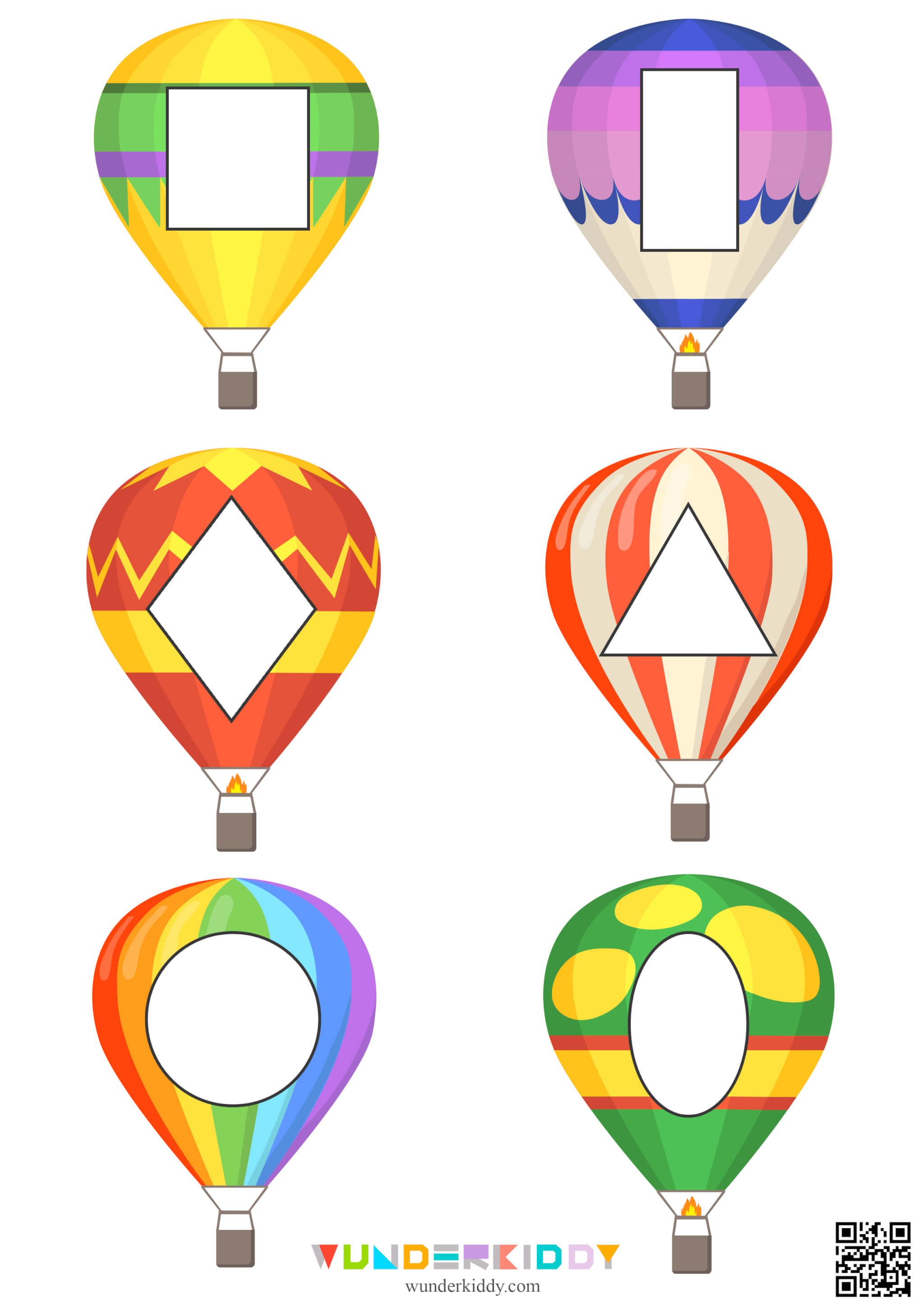 Easy Puzzle Game for Kids Hot Air Balloons - Image 2