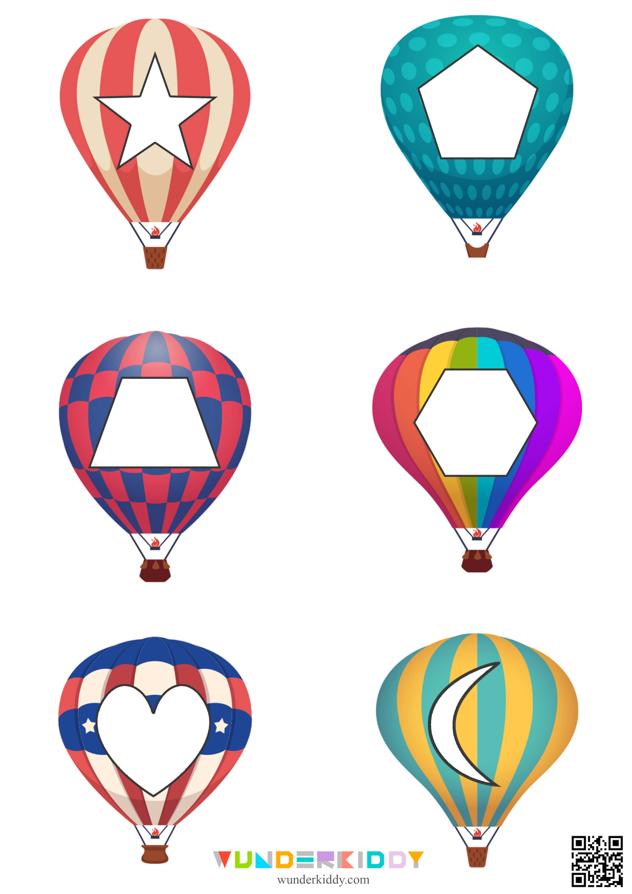 Easy Puzzle Game for Kids Hot Air Balloons - Image 3