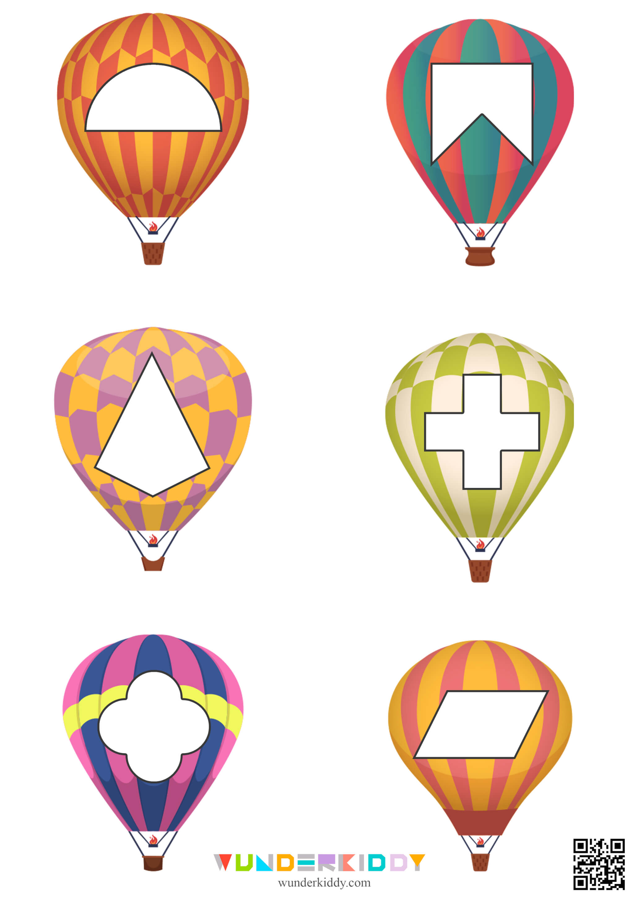 Easy Puzzle Game for Kids Hot Air Balloons - Image 4