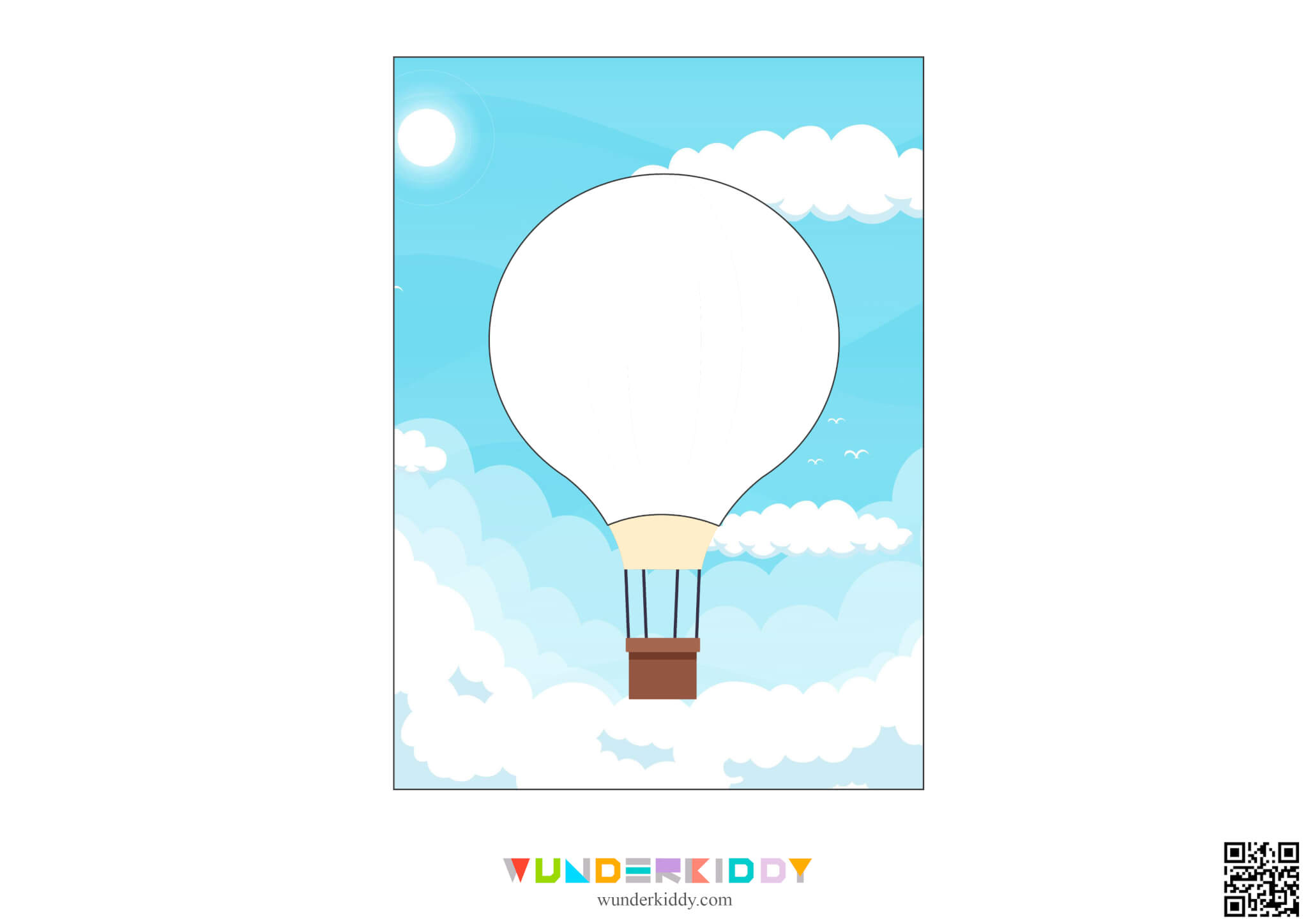 Hot Air Balloon Matching Activity - Image 3