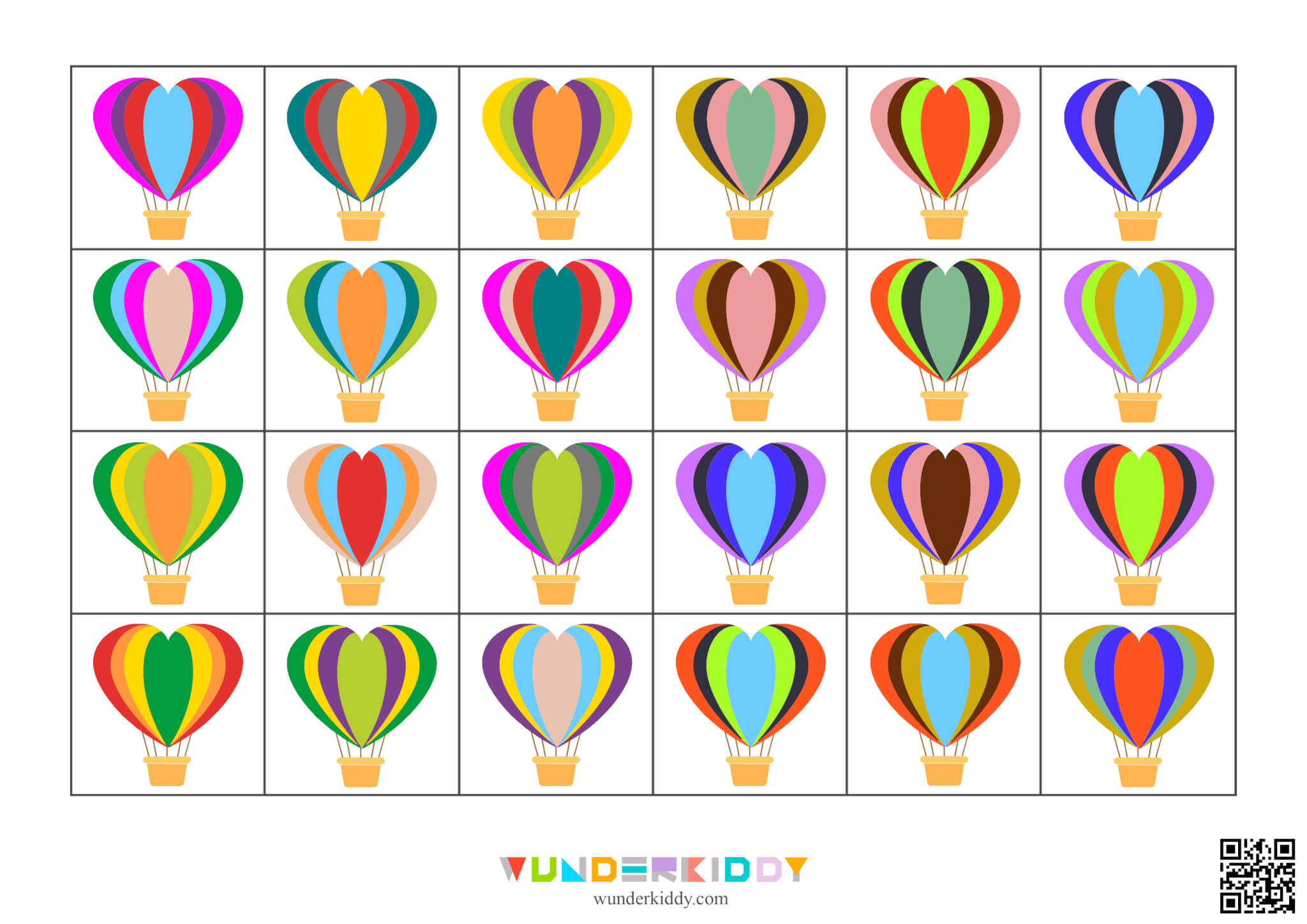 Hot Air Balloon Matching Game - Image 4