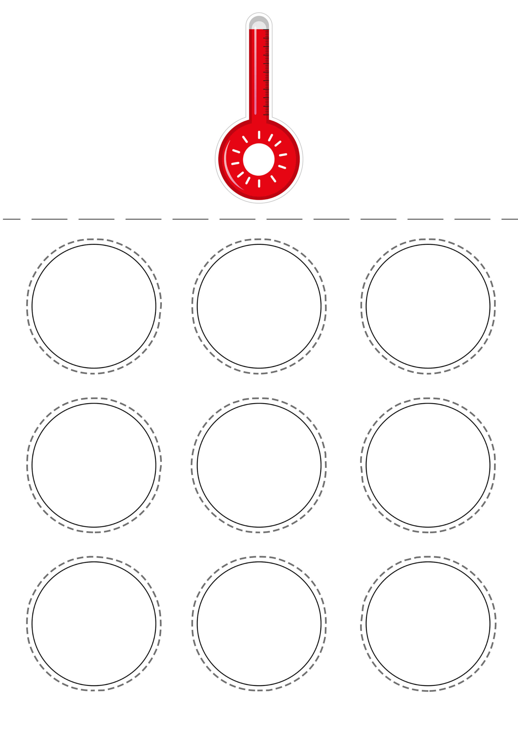 Worksheet for Kindergarten Hot or Cold - Image 4