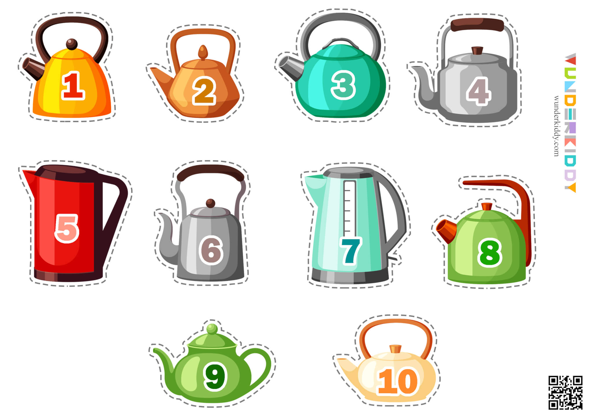 Math Activity for Kids Hot Tea - Image 2