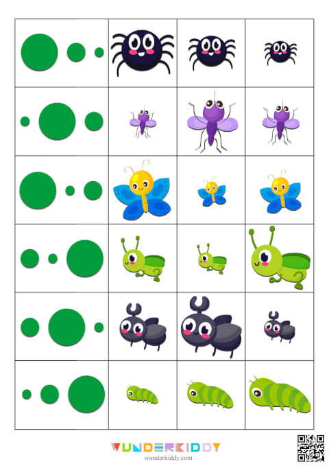 Insects Size Sorting Activity - Image 4