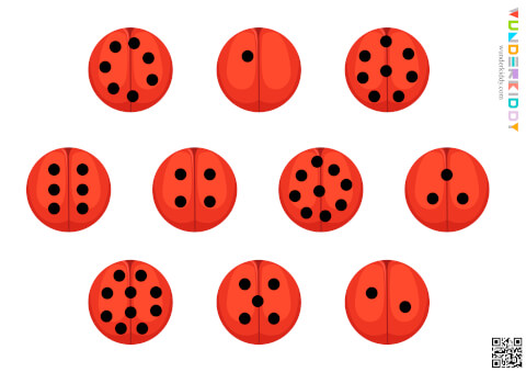 Ladybug Numbers Folder Game - Image 3