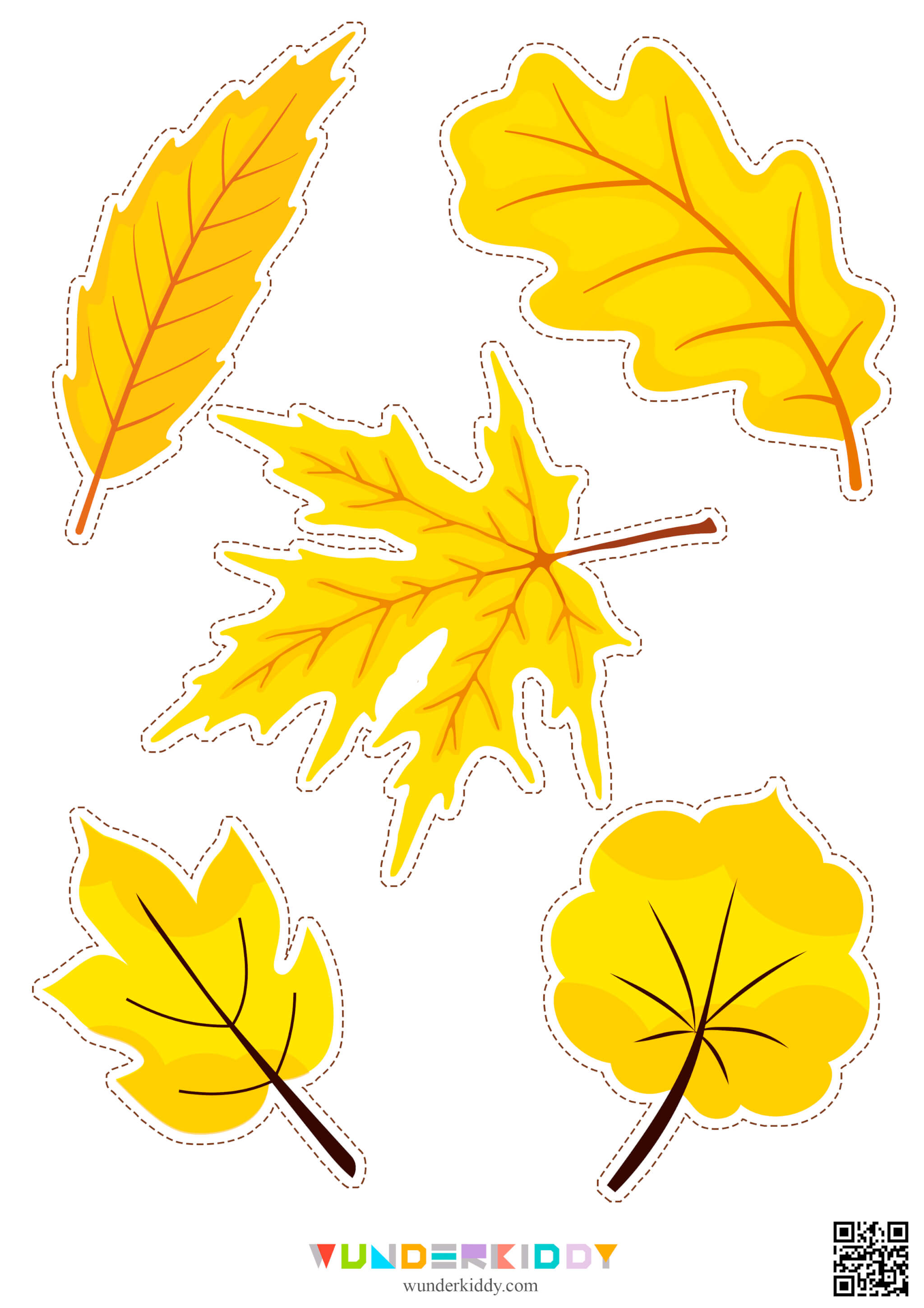 Color Sorting Worksheet Fallen Leaves - Image 5