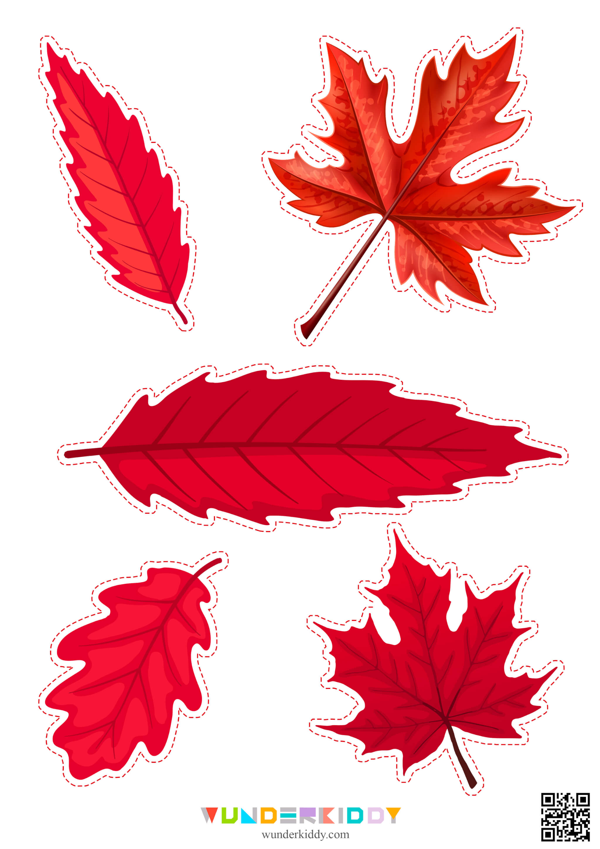 Color Sorting Worksheet Fallen Leaves - Image 7