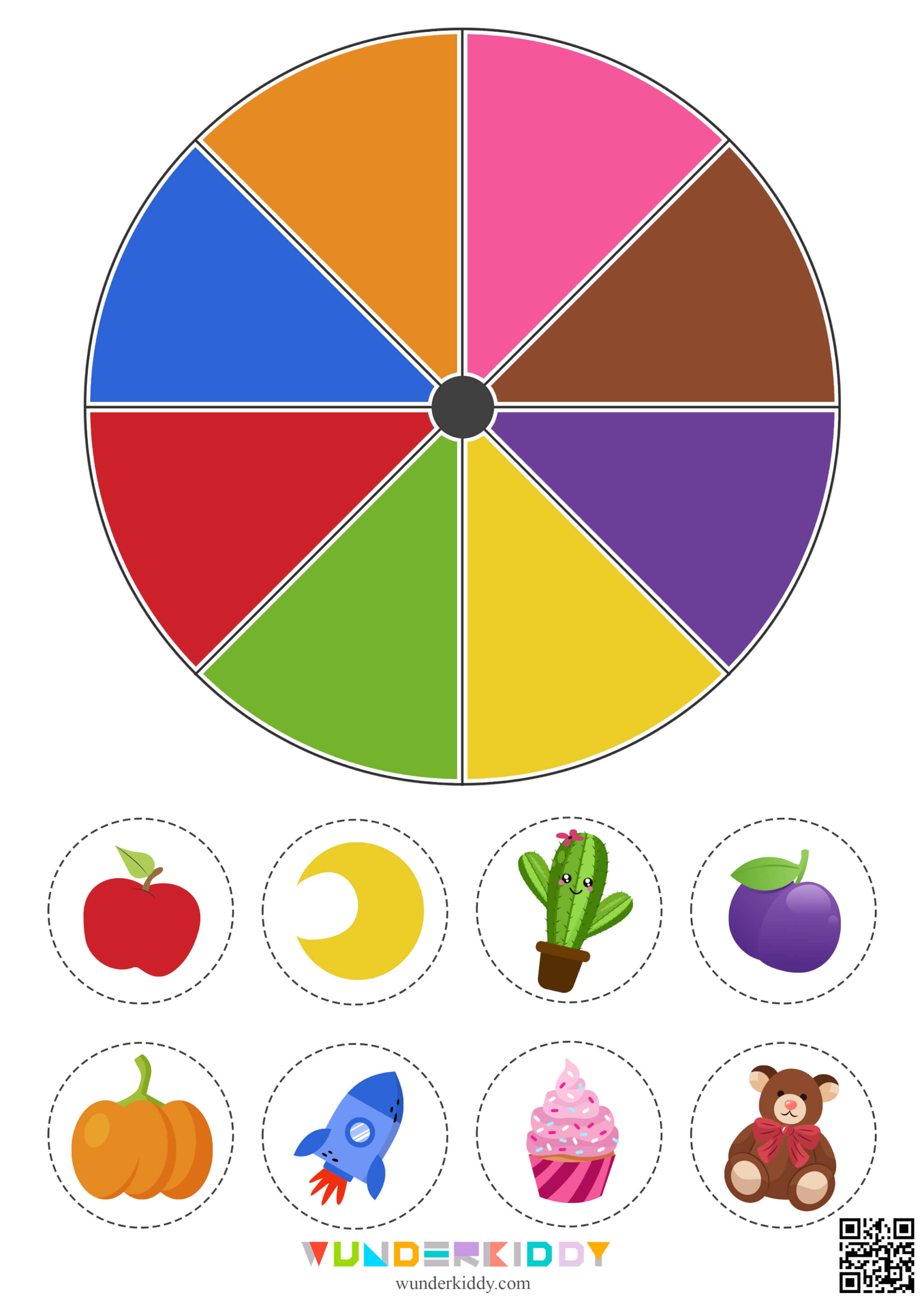 Learn Colors Clip Cards Activity - Image 2