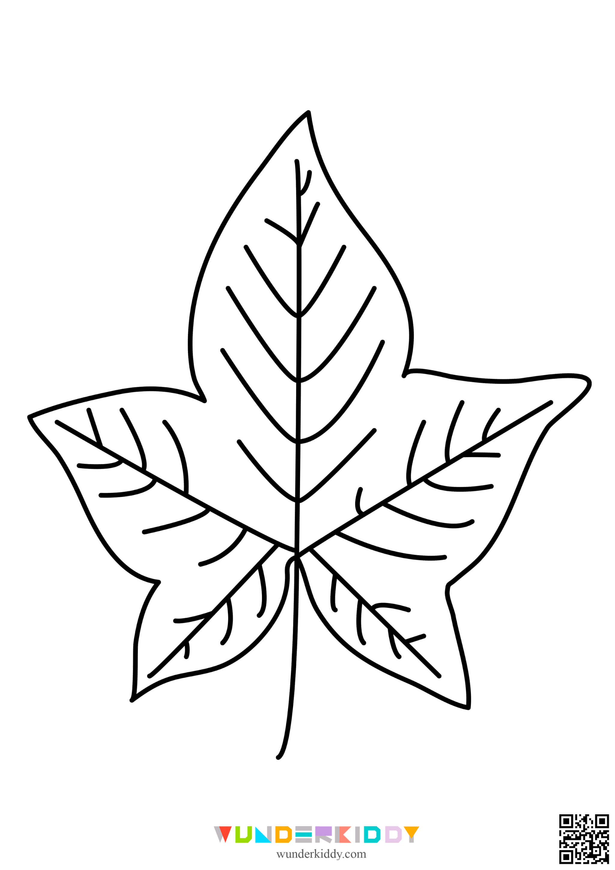 Autumn Leaves Coloring Pages - Image 7