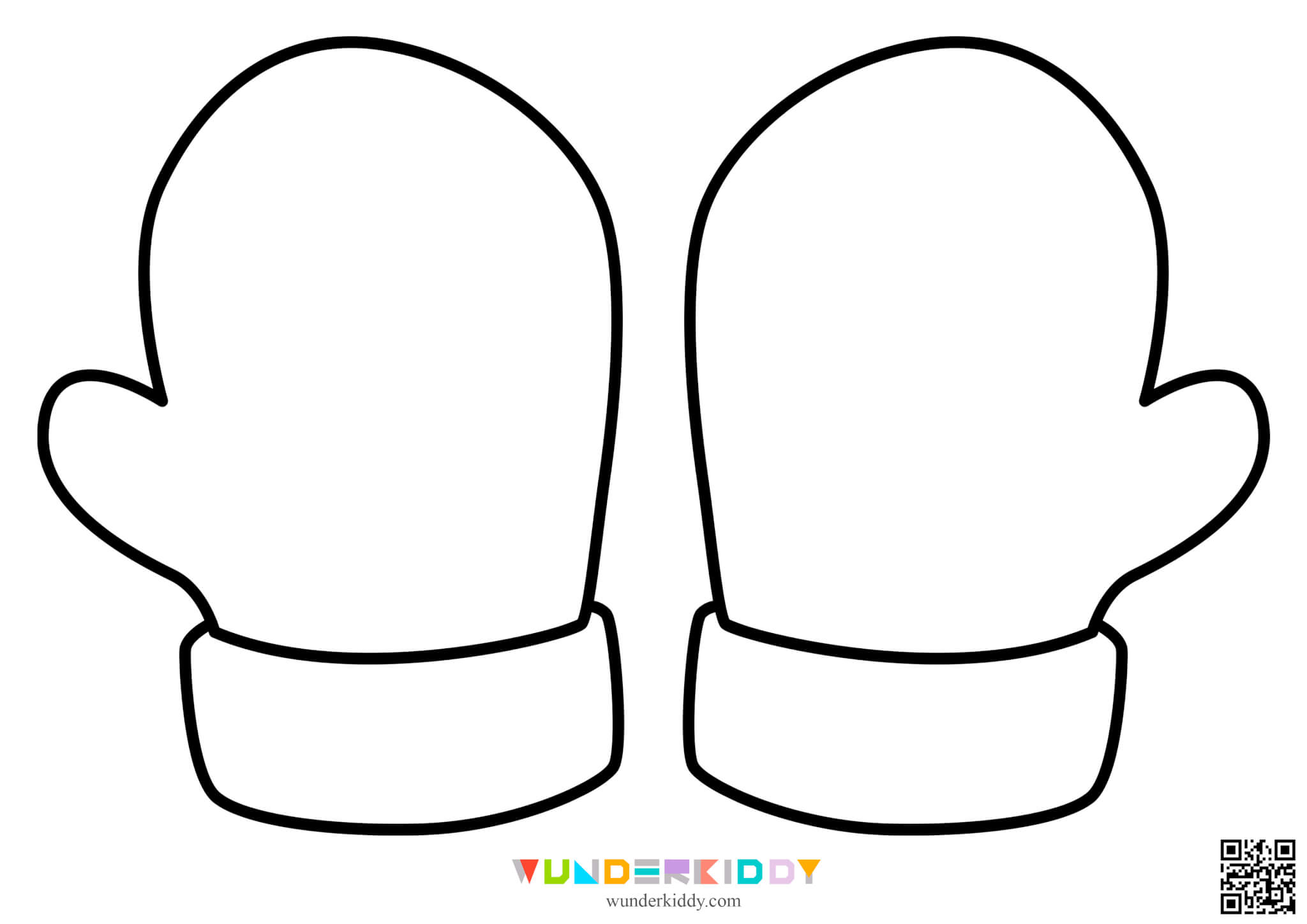 My Mittens Coloring Page - Image 3