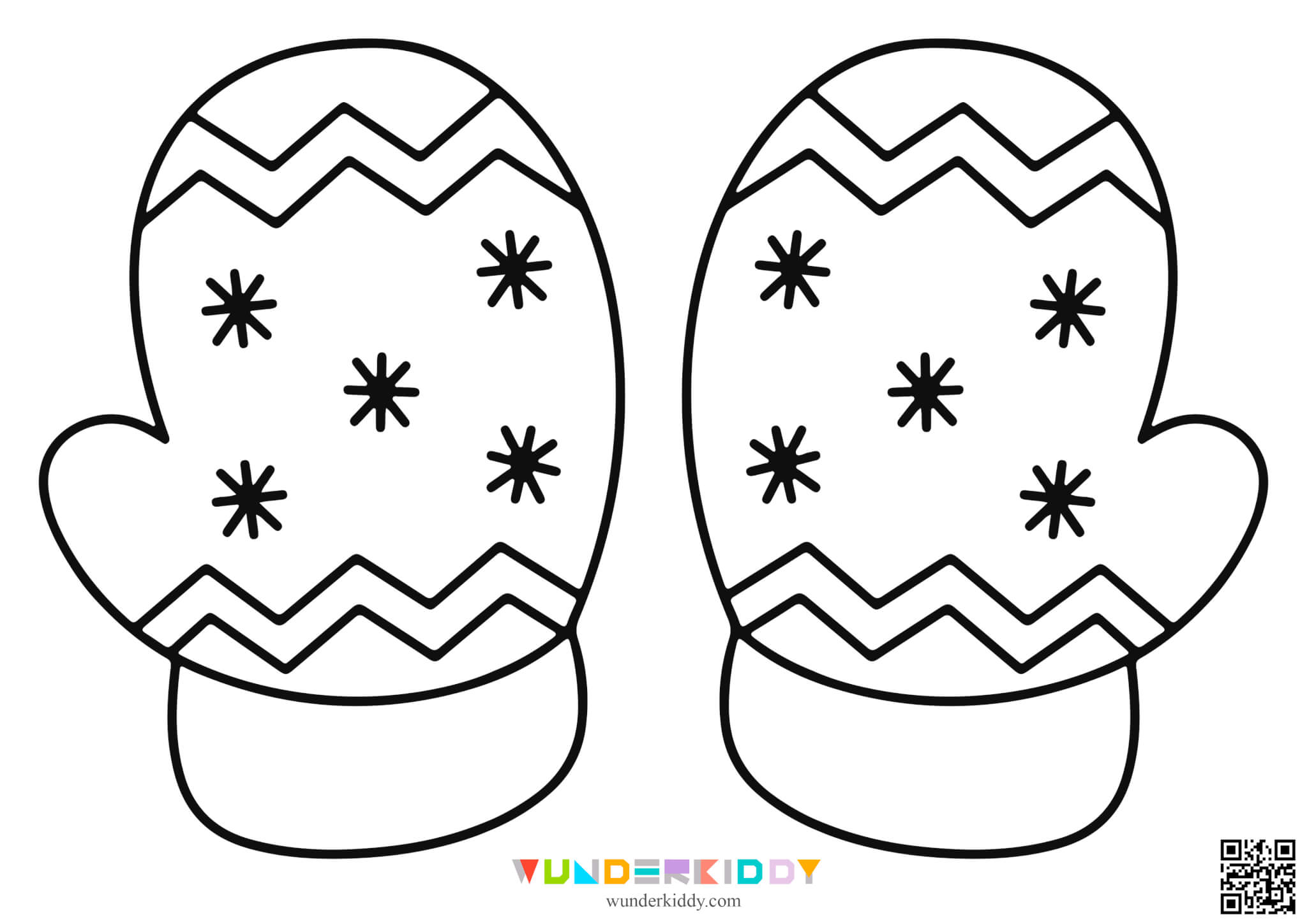 My Mittens Coloring Page - Image 4