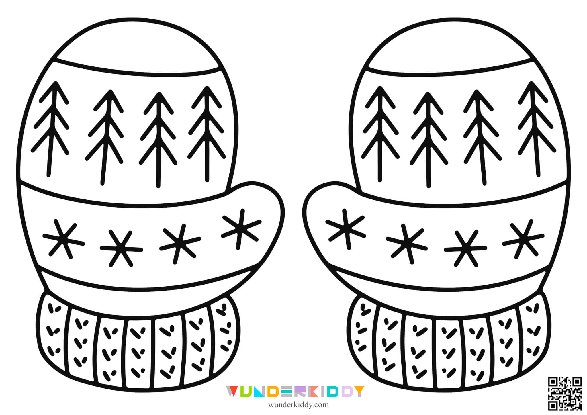 My Mittens Coloring Page - Image 9