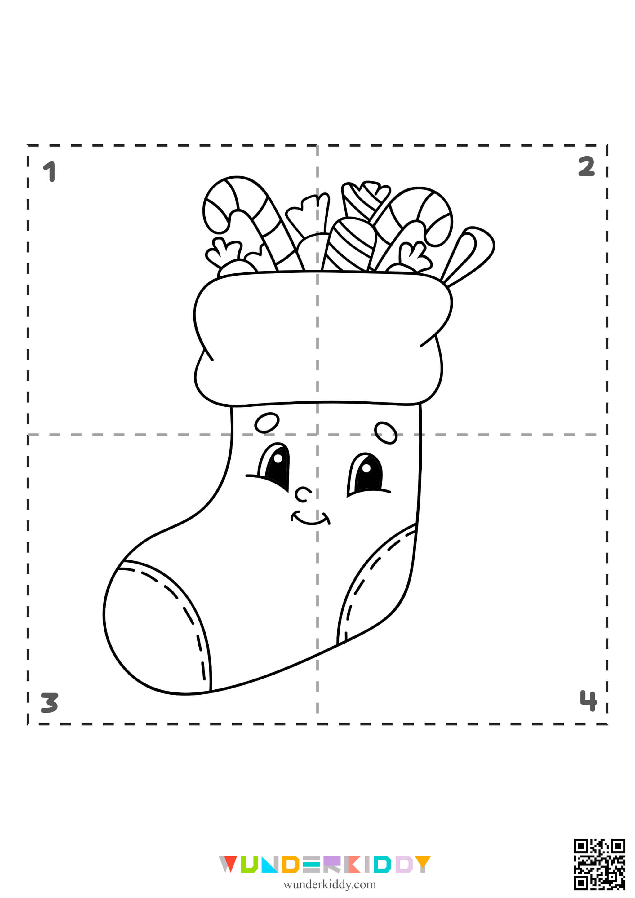 Coloring Pages New Year's Puzzle - Image 7