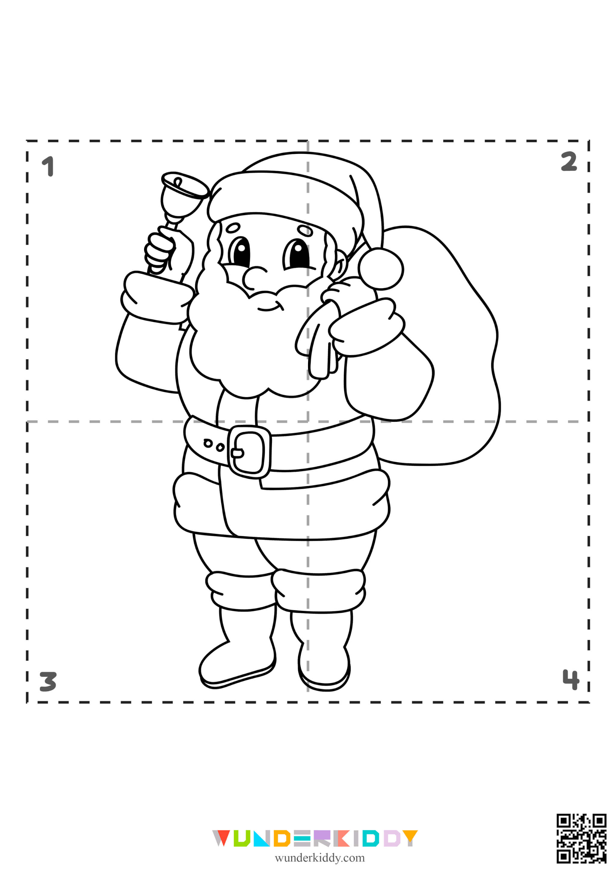 Coloring Pages New Year's Puzzle - Image 9