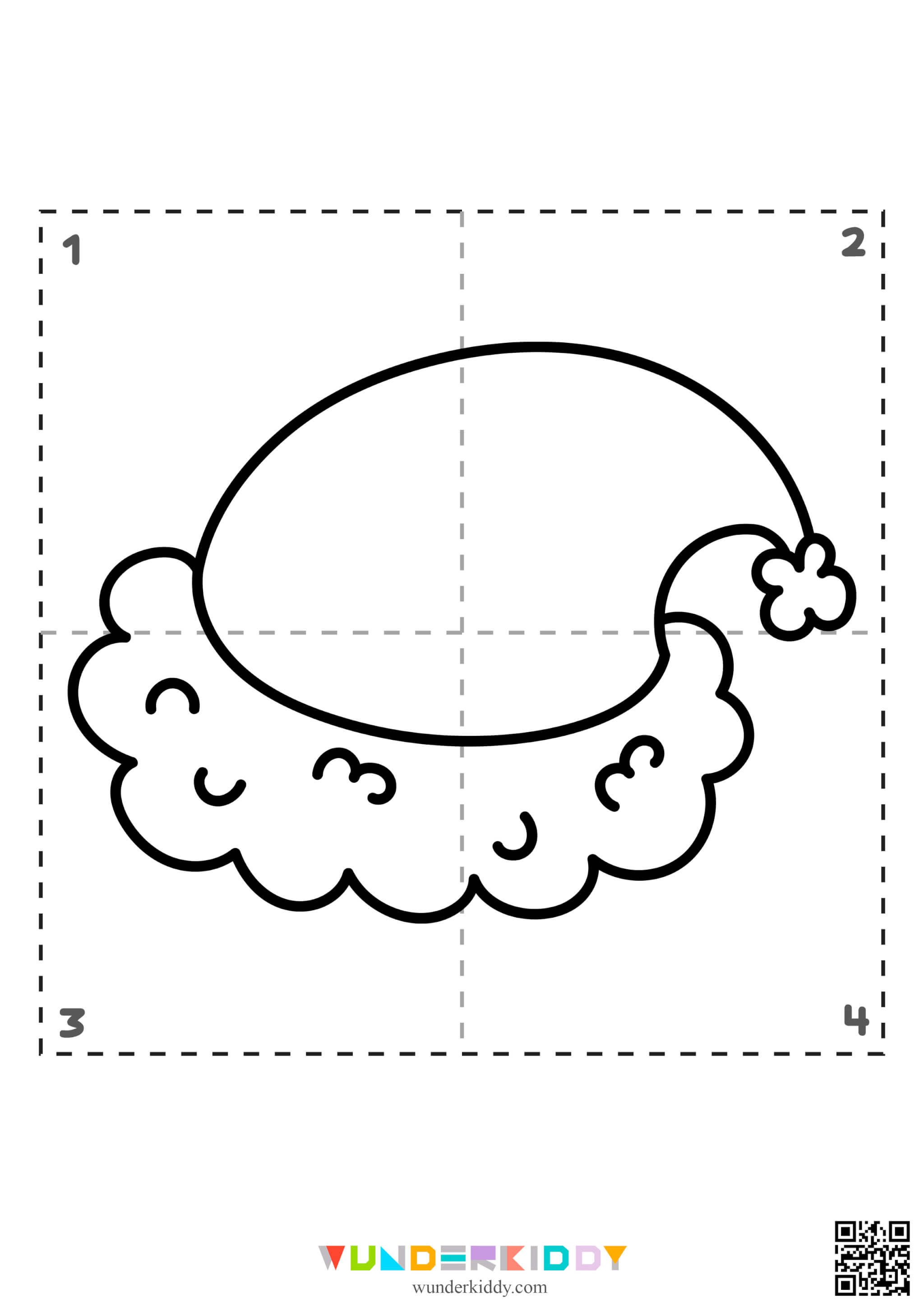 Coloring Pages New Year's Puzzle - Image 13