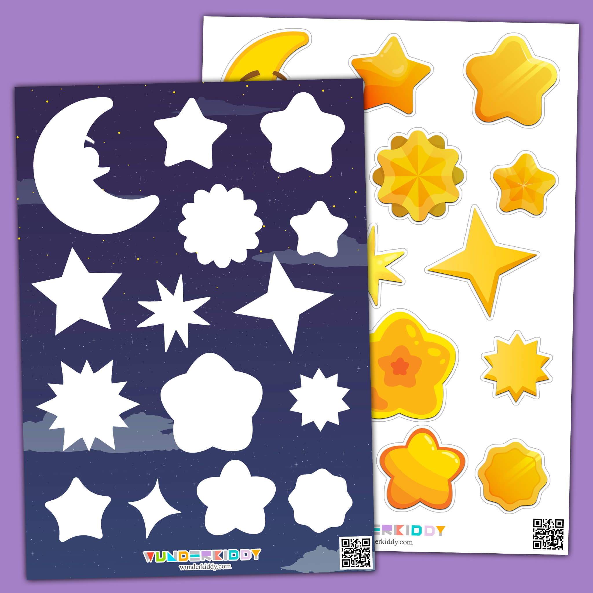 Night Sky Shadow Matching Game