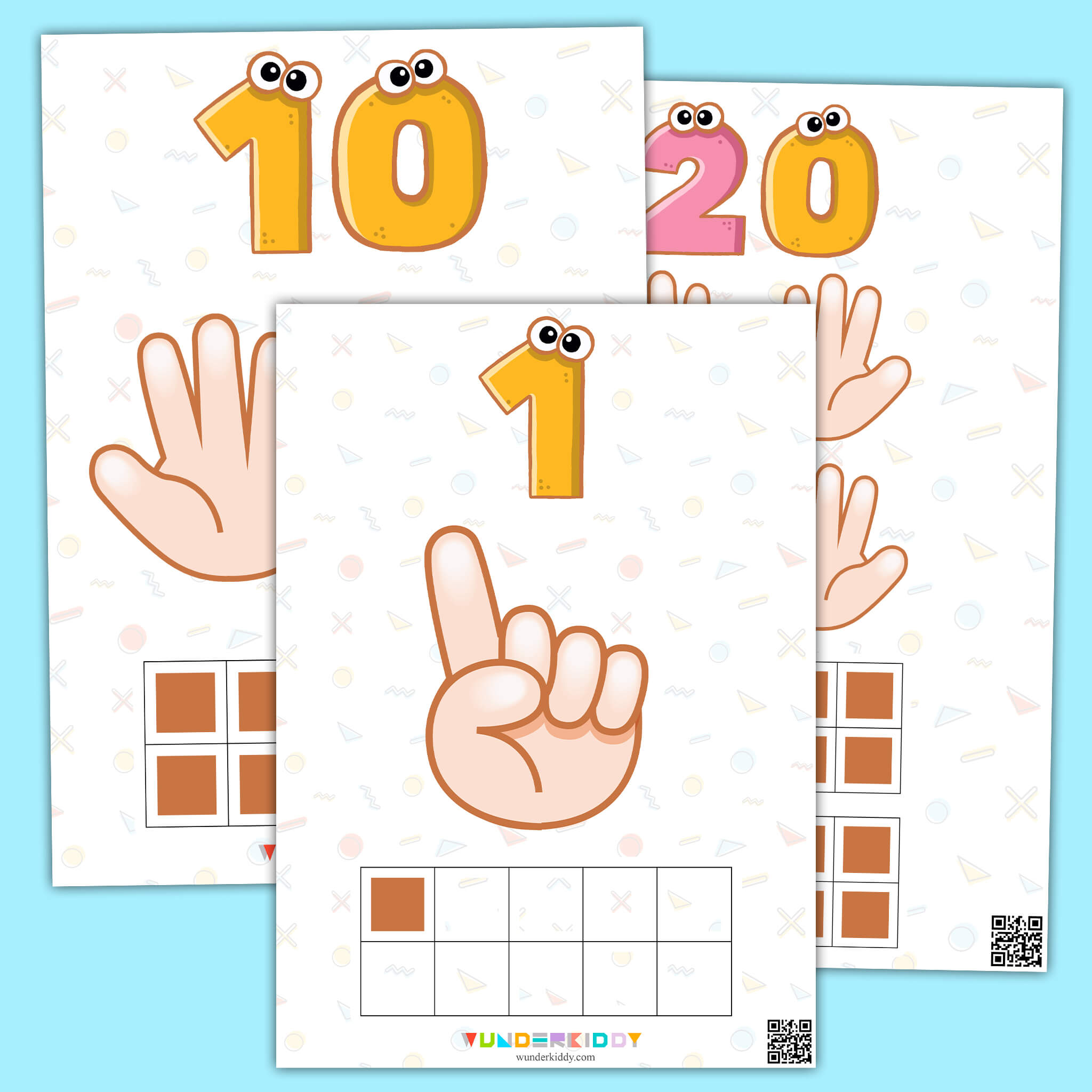 Counting Display Numbers 1-20