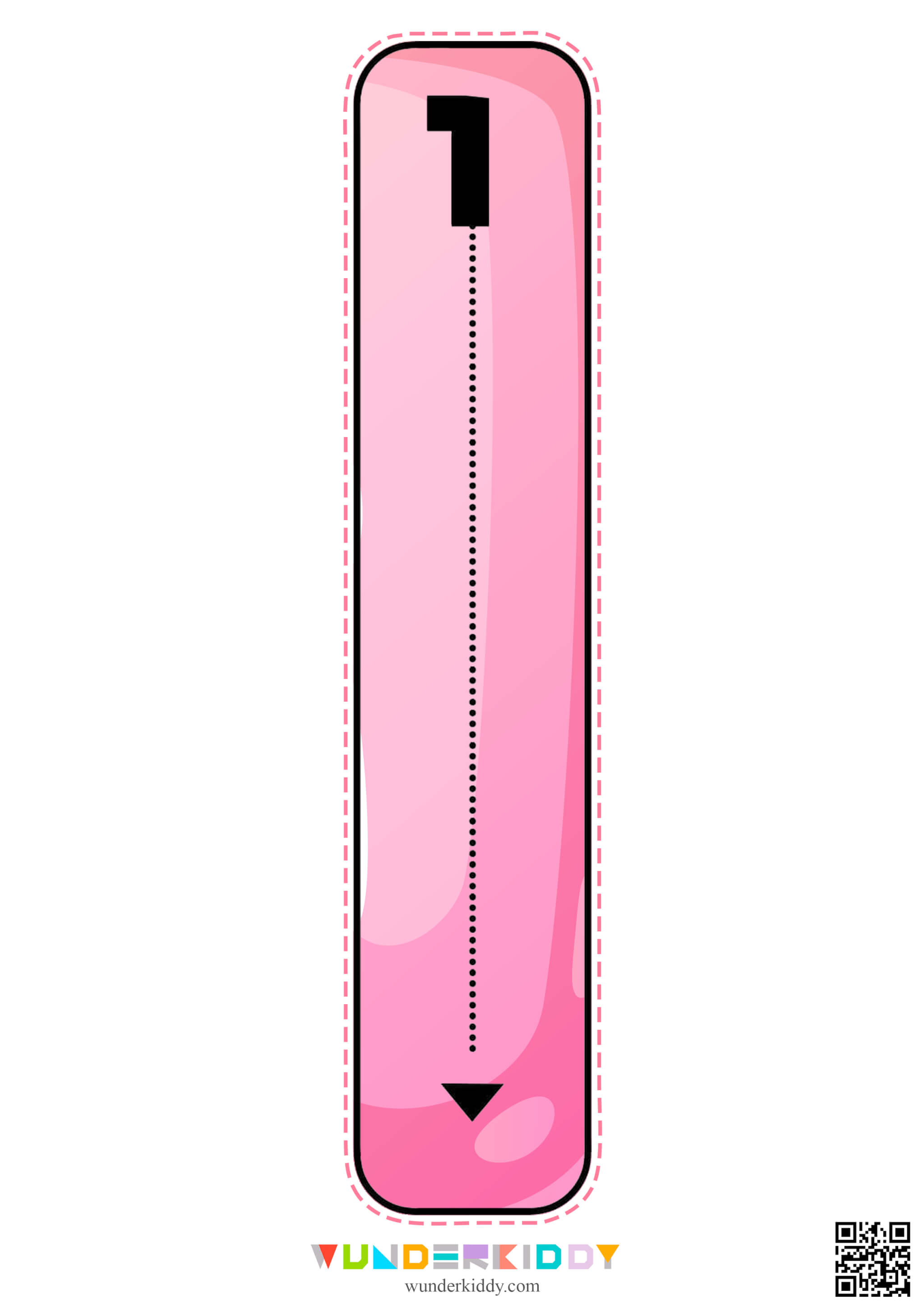 Worksheets for Number Tracing and Cutting Activities - Image 2