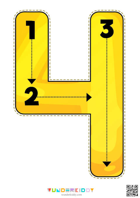 Worksheets for Number Tracing and Cutting Activities - Image 5