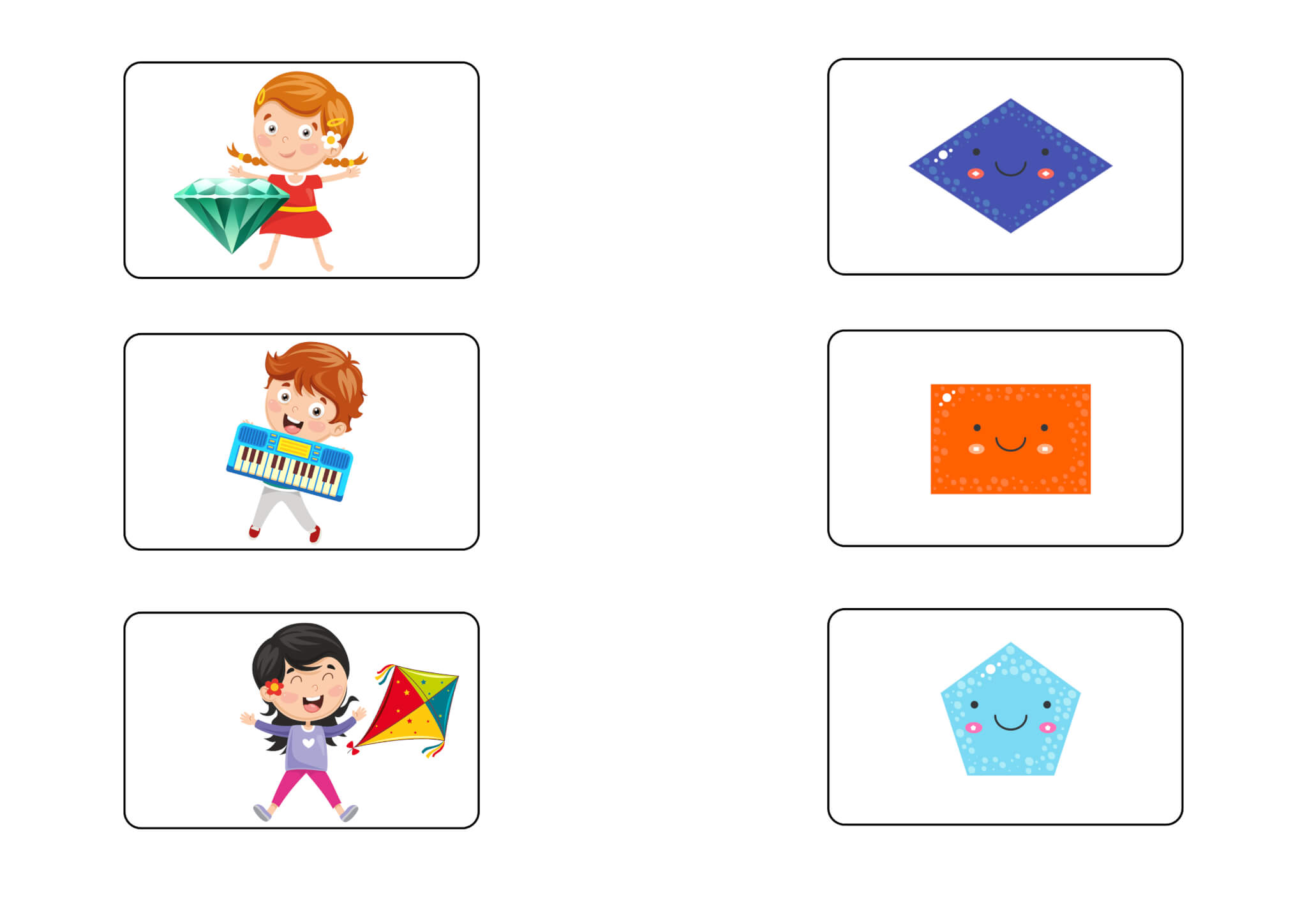 Matching Shapes and Objects Worksheet - Image 4