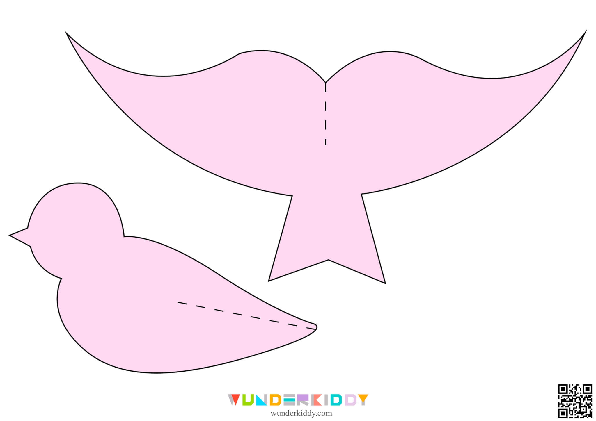 Paper Birds Template - Image 3