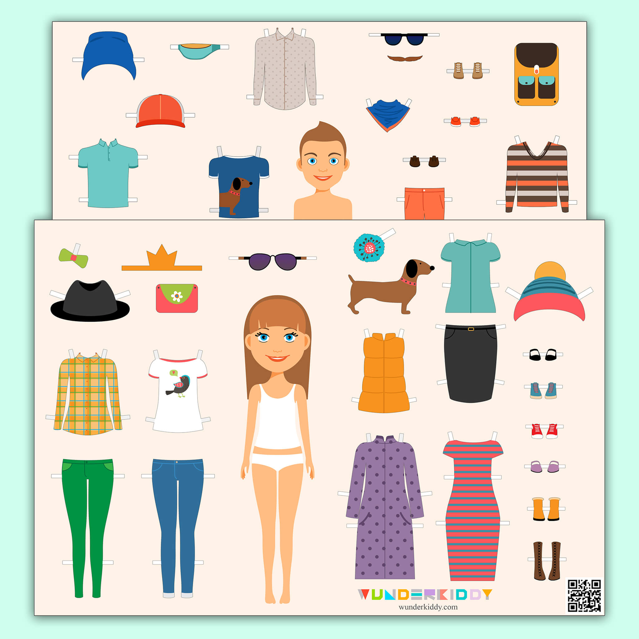 Templates «Paper Dolls»