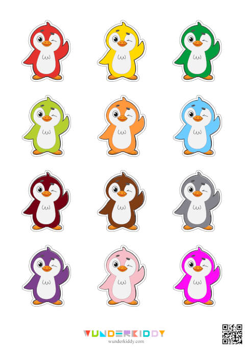 Penguin File Folder Game - Image 3