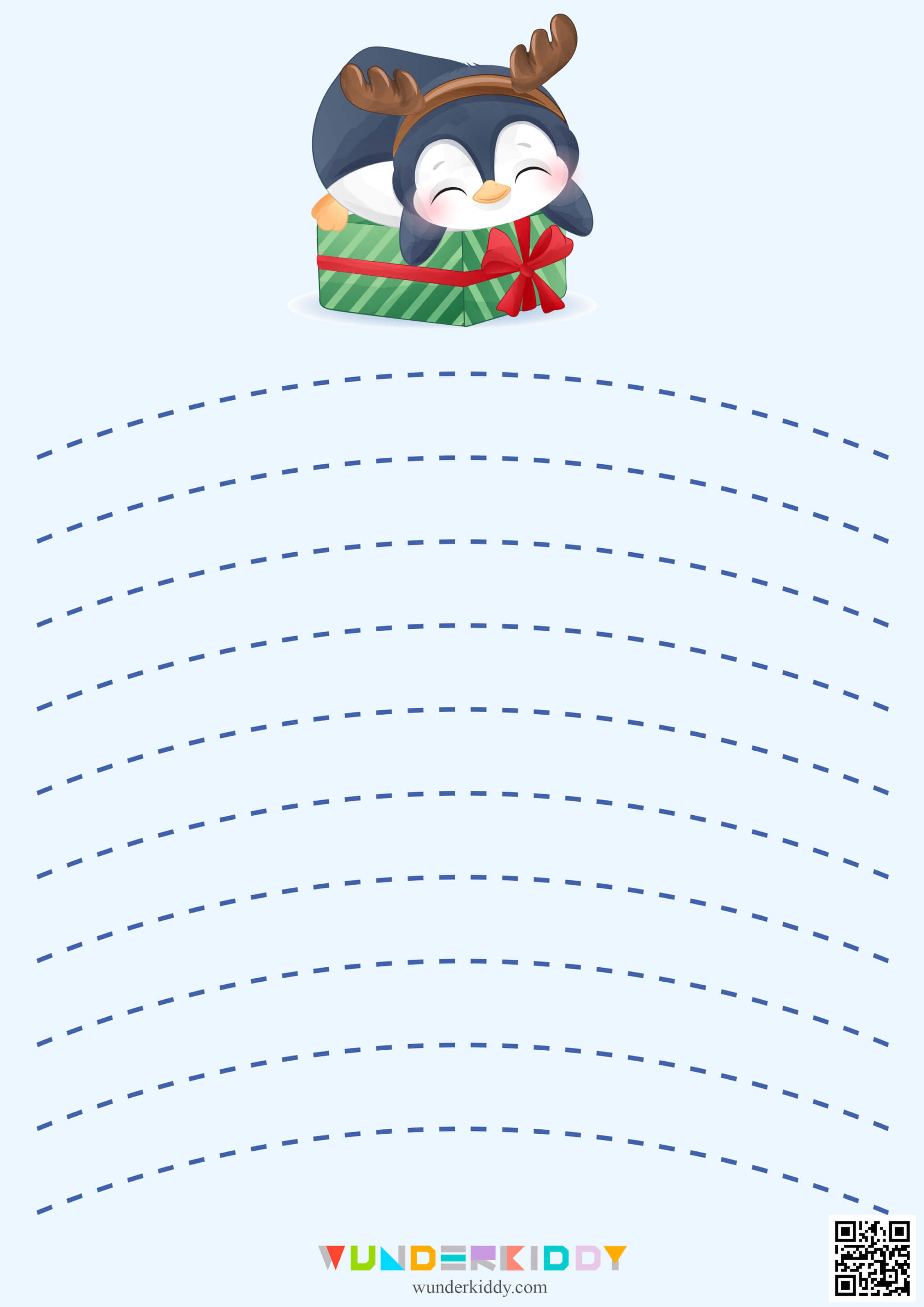 Simple Tracing Worksheet Penguins - Image 8