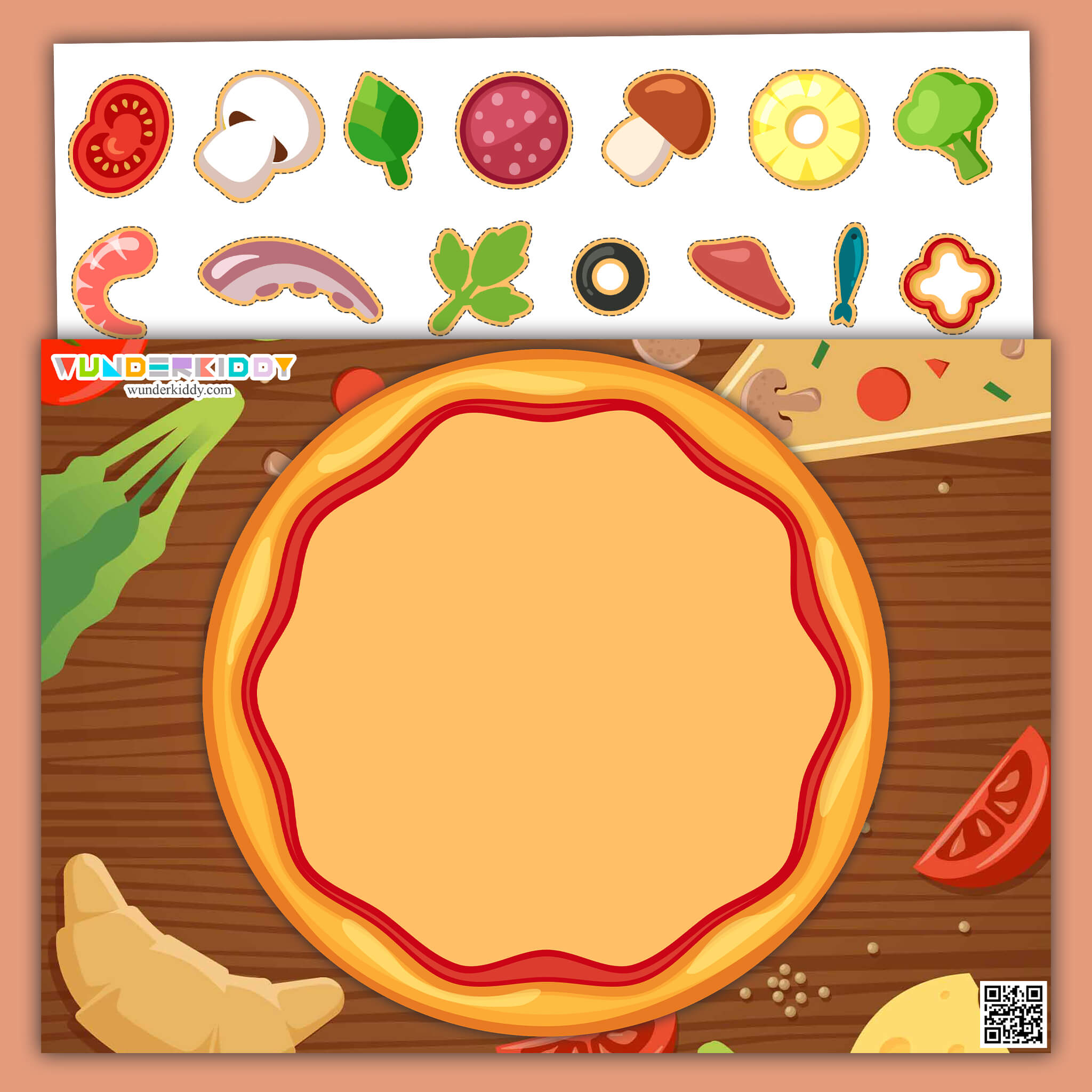 Build a Pizza Preschool Activity