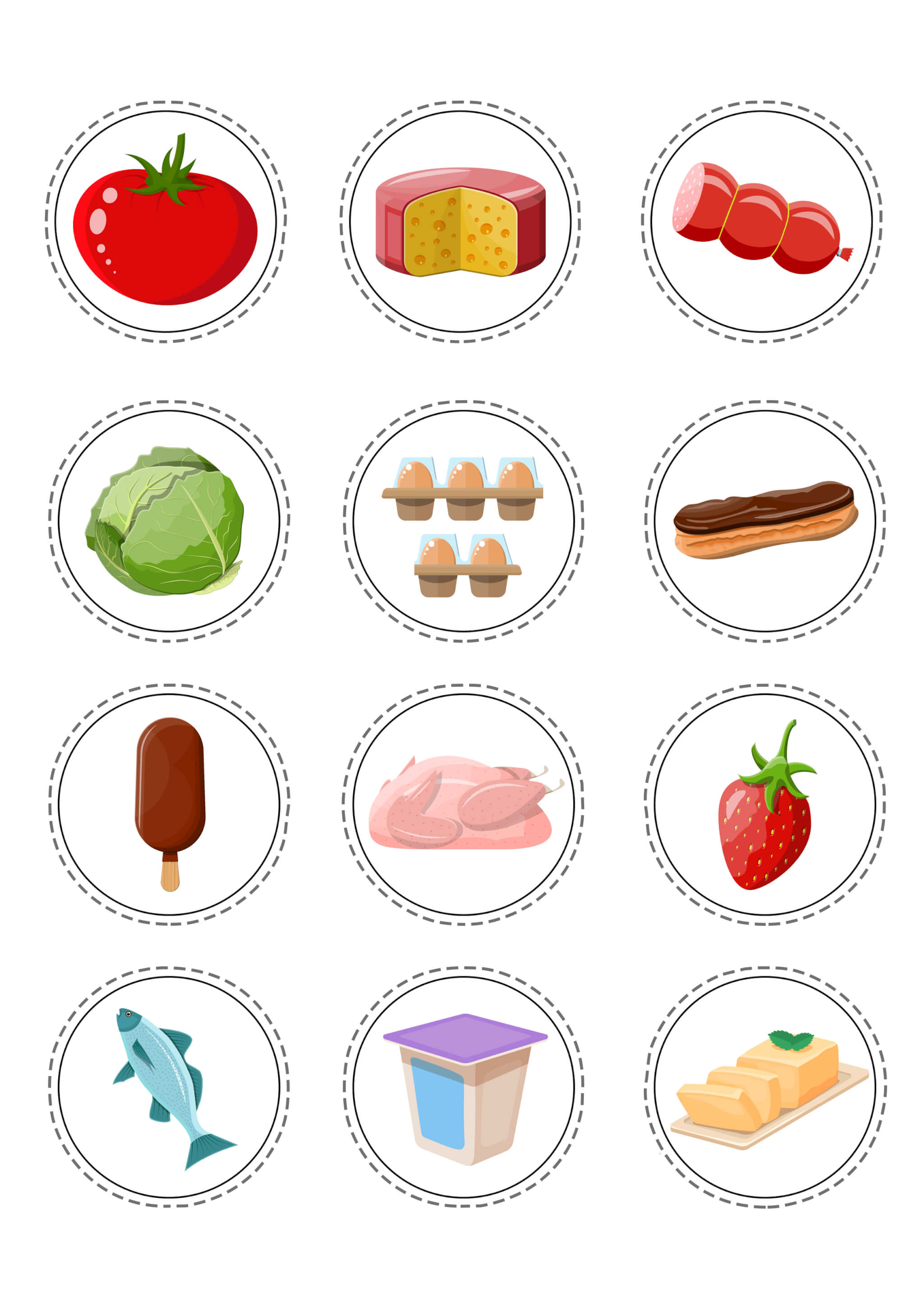 Food and Clothes Sorting Activity Sheet - Image 3