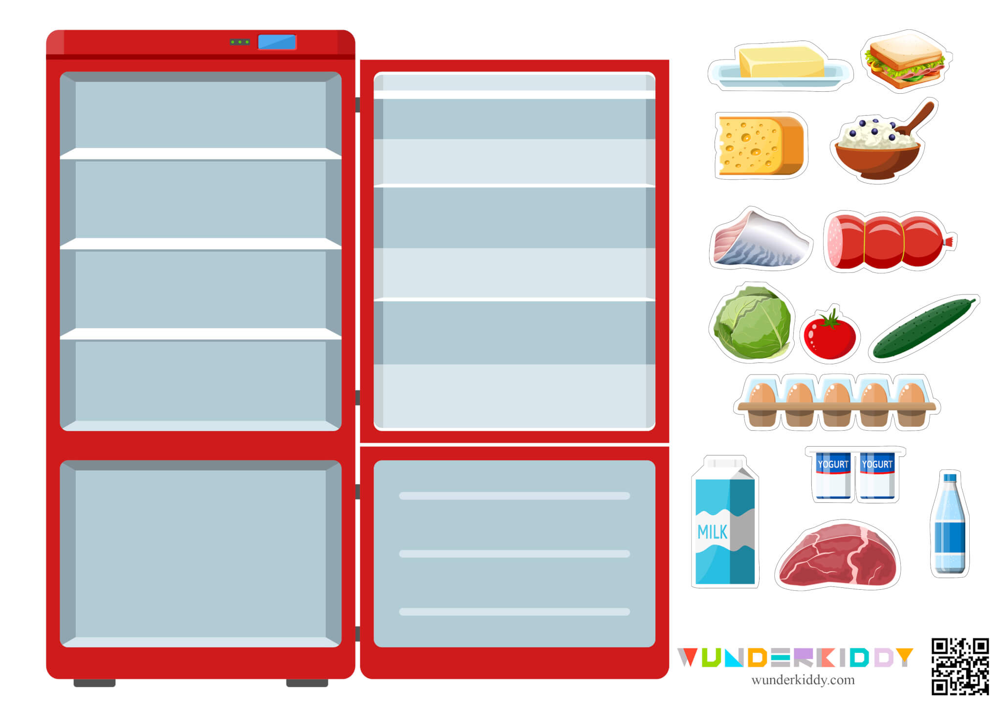 Sorting Worksheet Refregirator or Shelf - Image 4