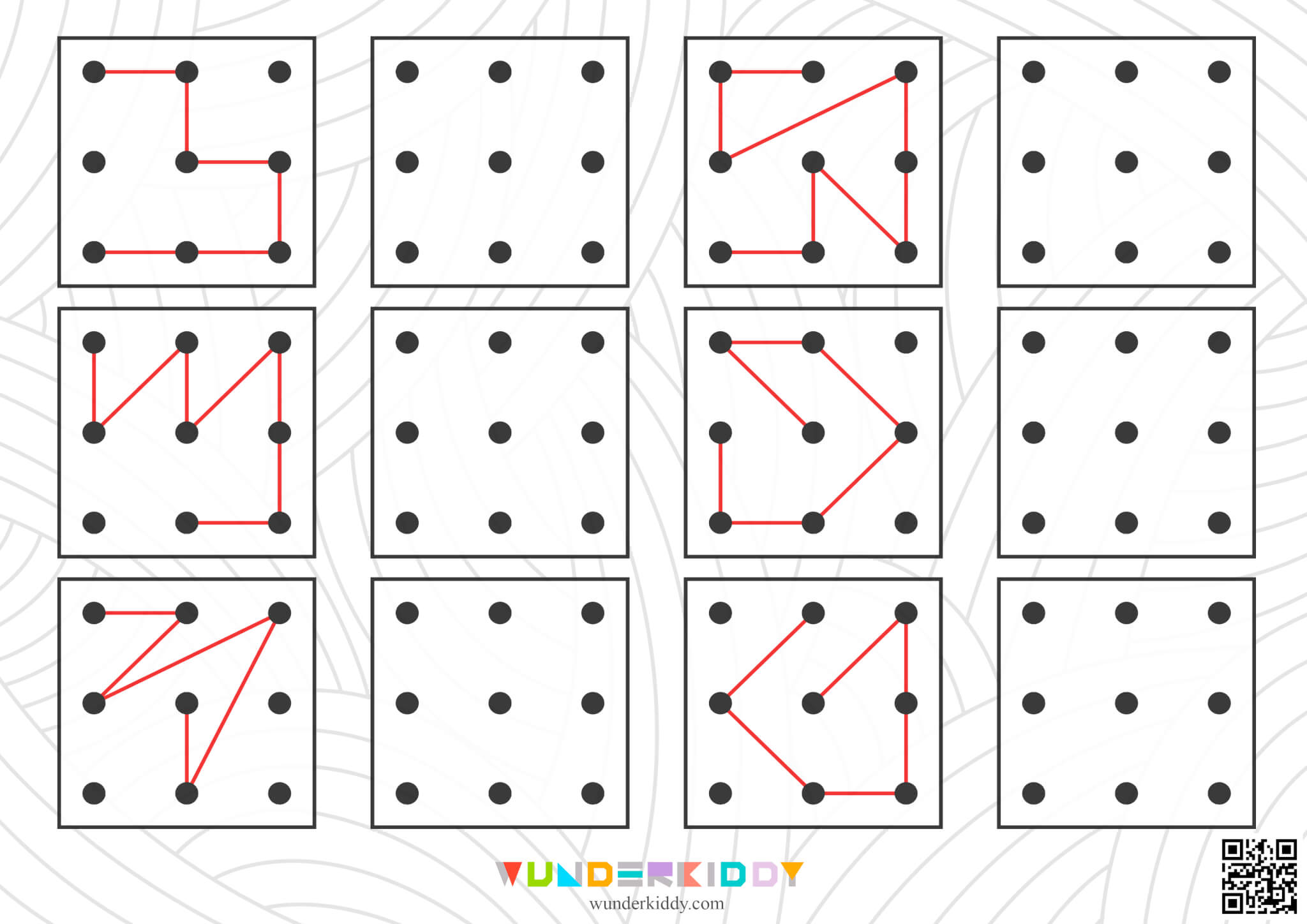 Follow the Pattern Preschool Worksheet - Image 2