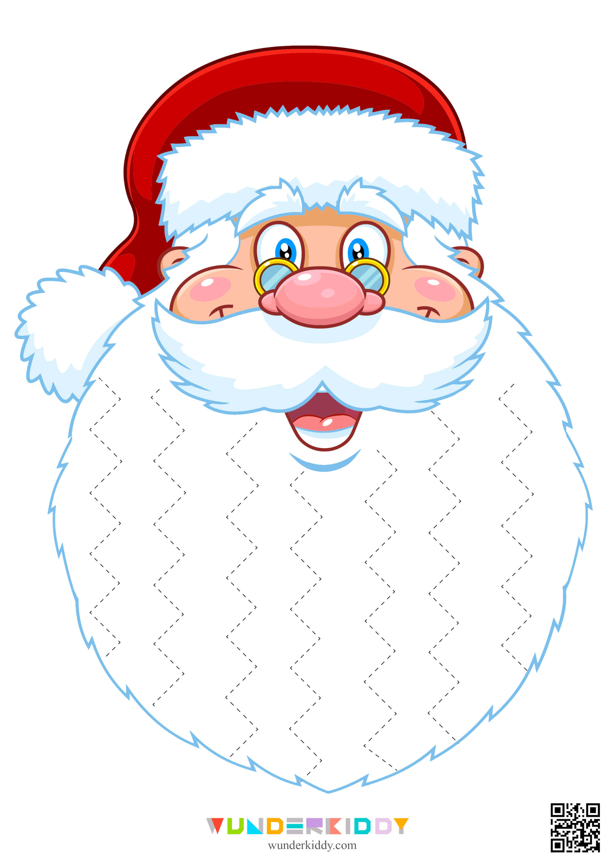 Santa Pre-Writing Worksheets - Image 2