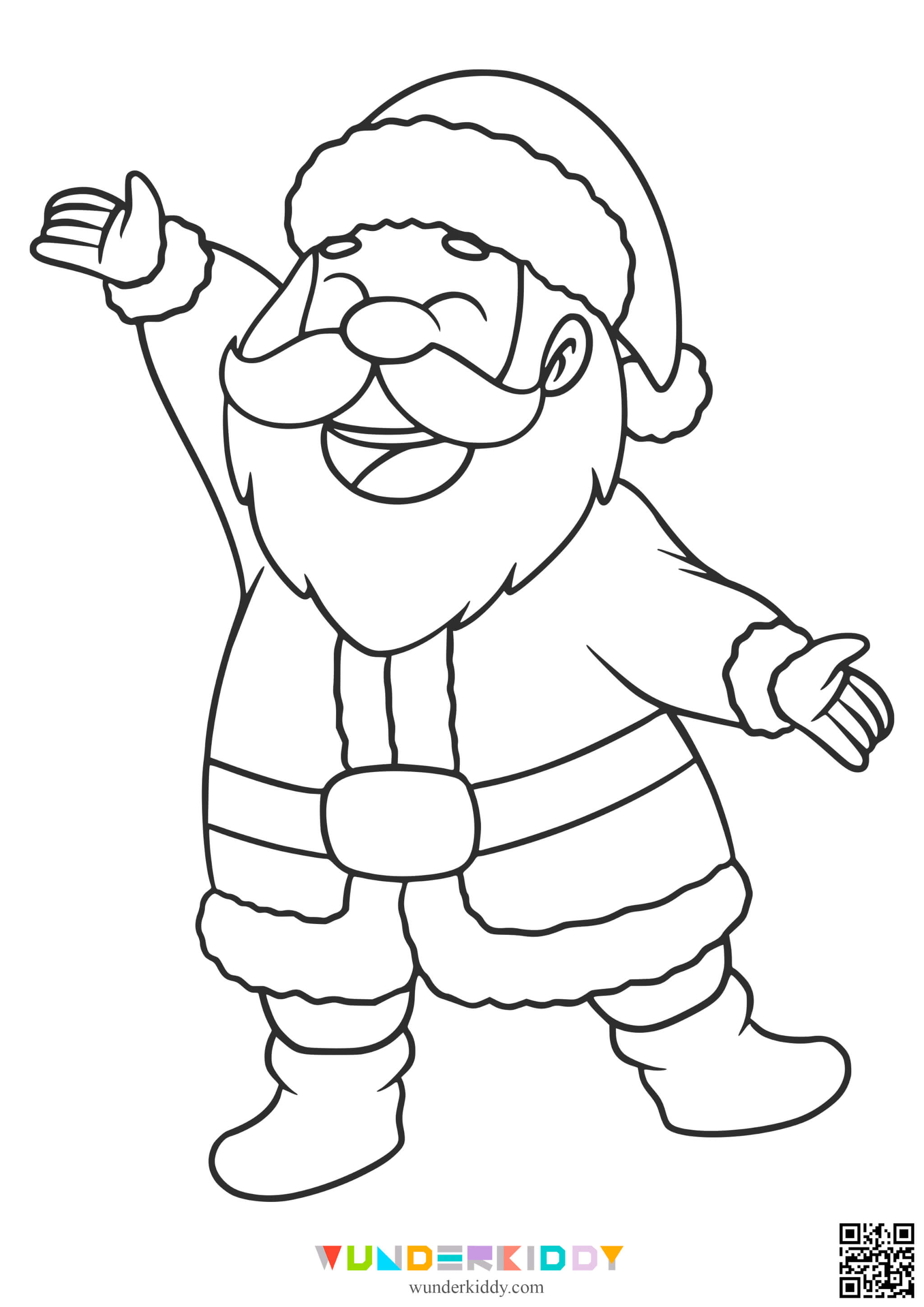 Santa Coloring Pages - Image 3