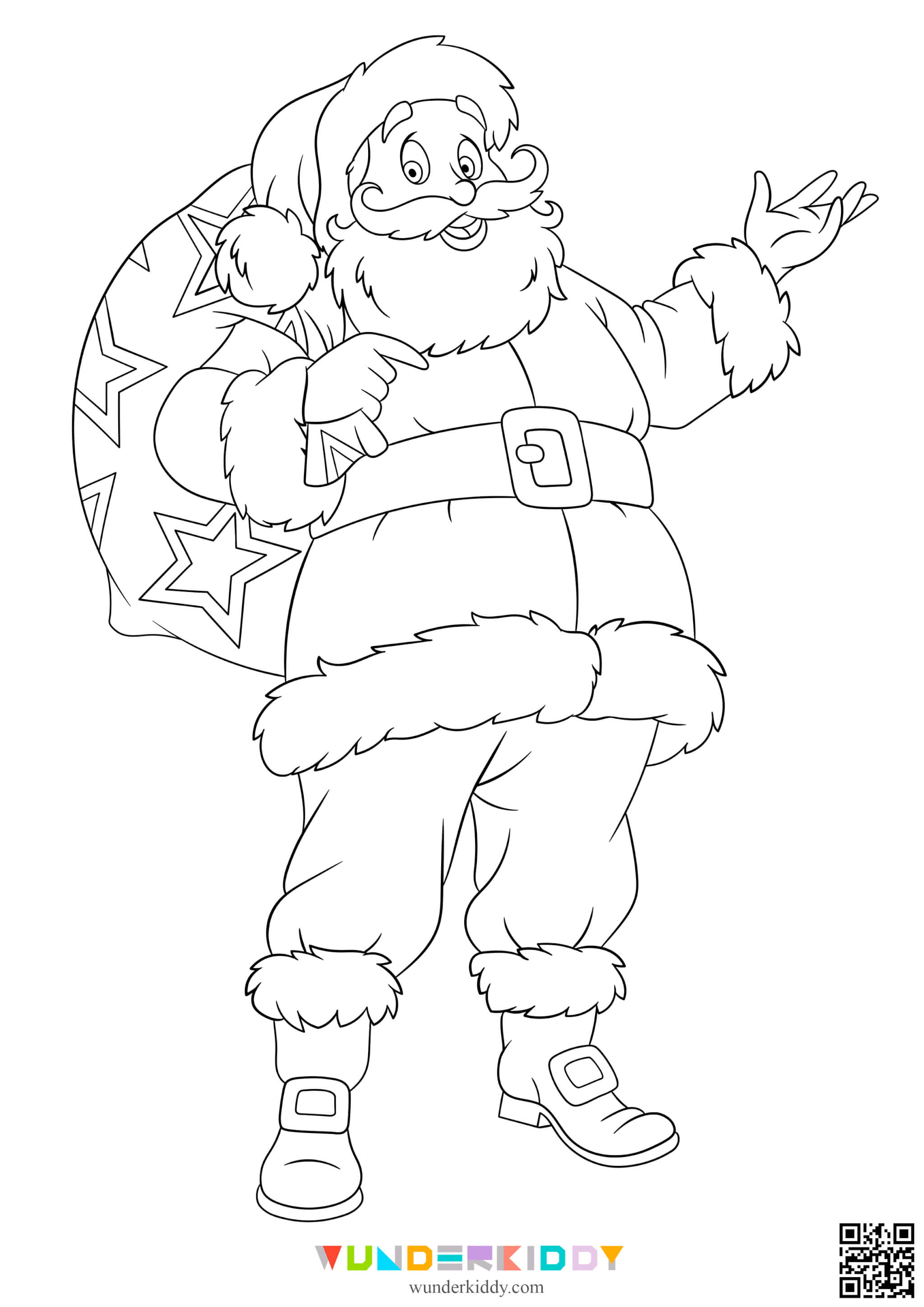 Santa Coloring Pages - Image 4